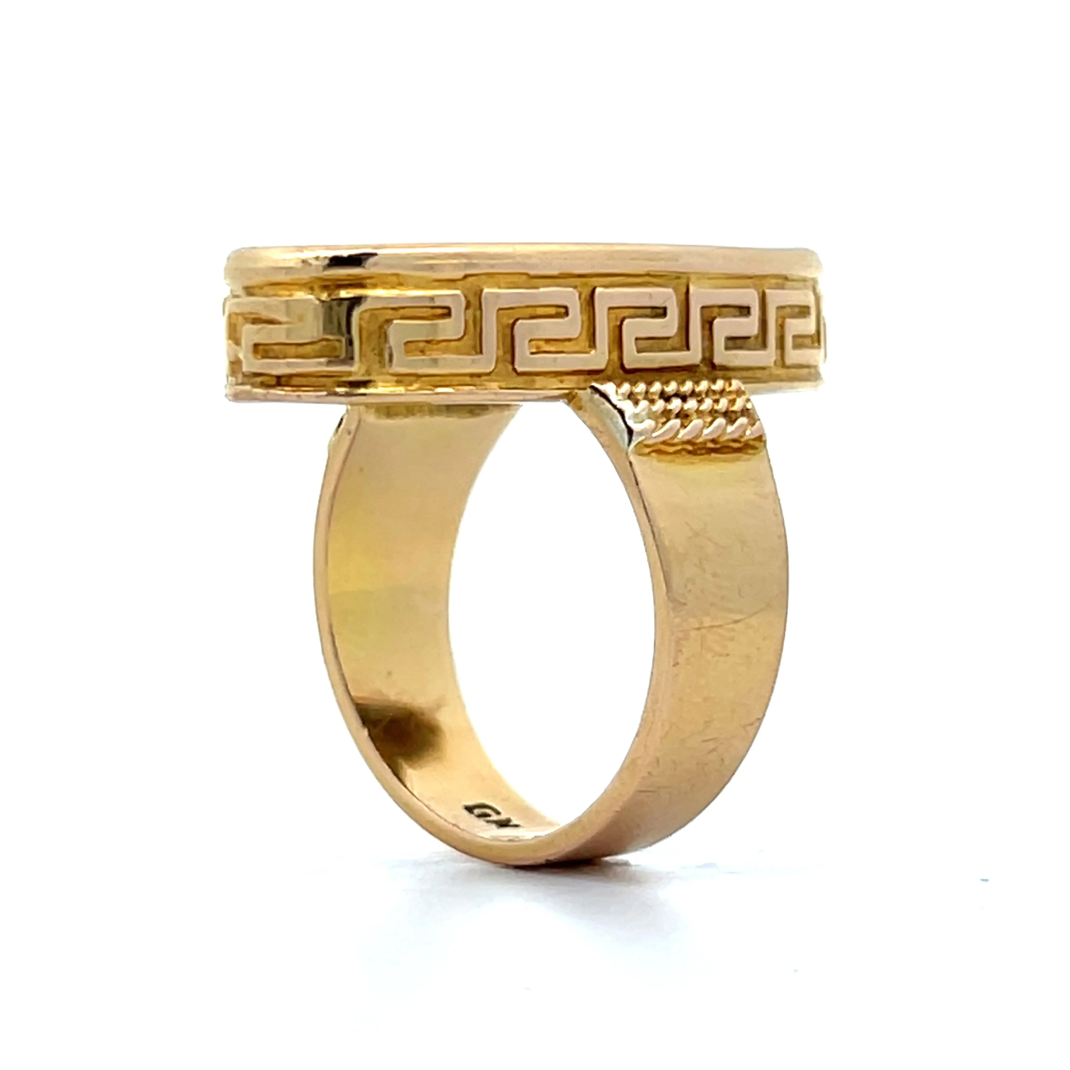 Greek Mythology Cocktail Ring in 18k Yellow Gold - Image 5