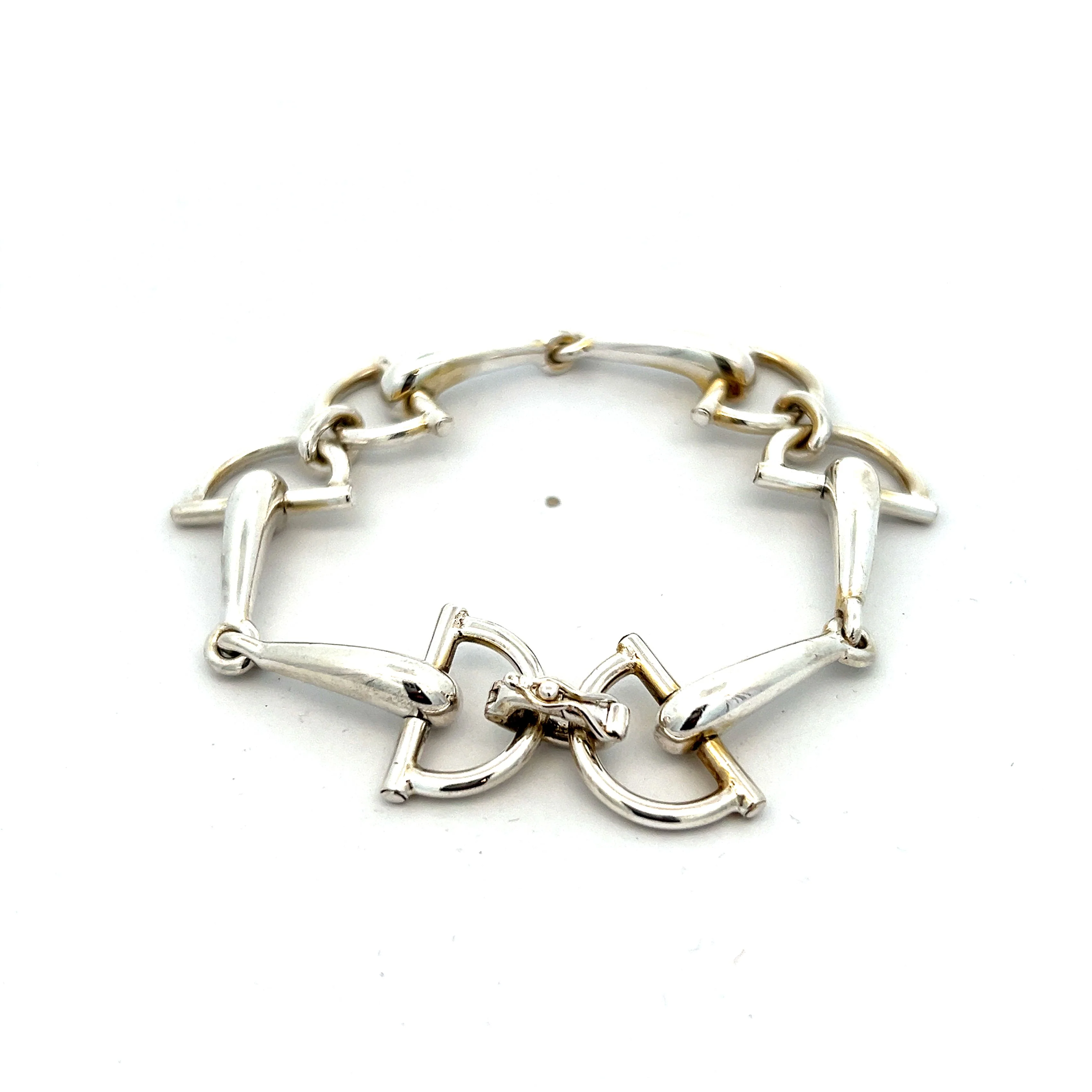 Gucci Horsebit Link Bracelet in Sterling Silver - Image 4