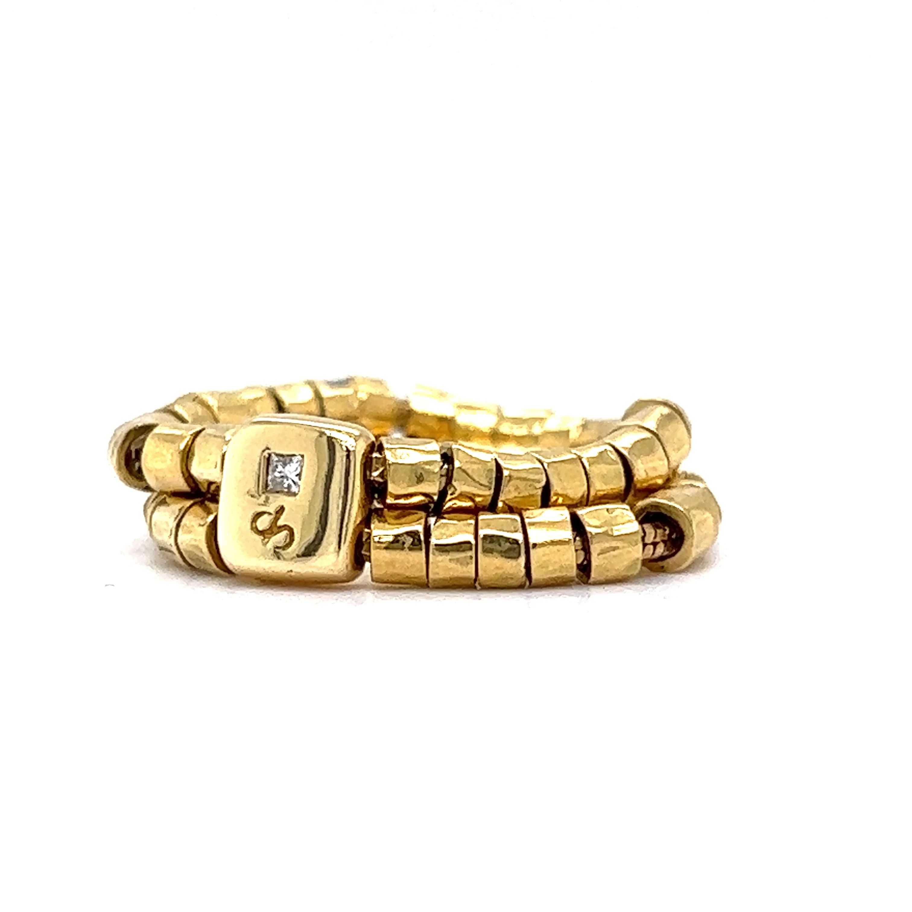 H. Stern Flexible Stacking Ring in 18k Yellow Gold - Image 2