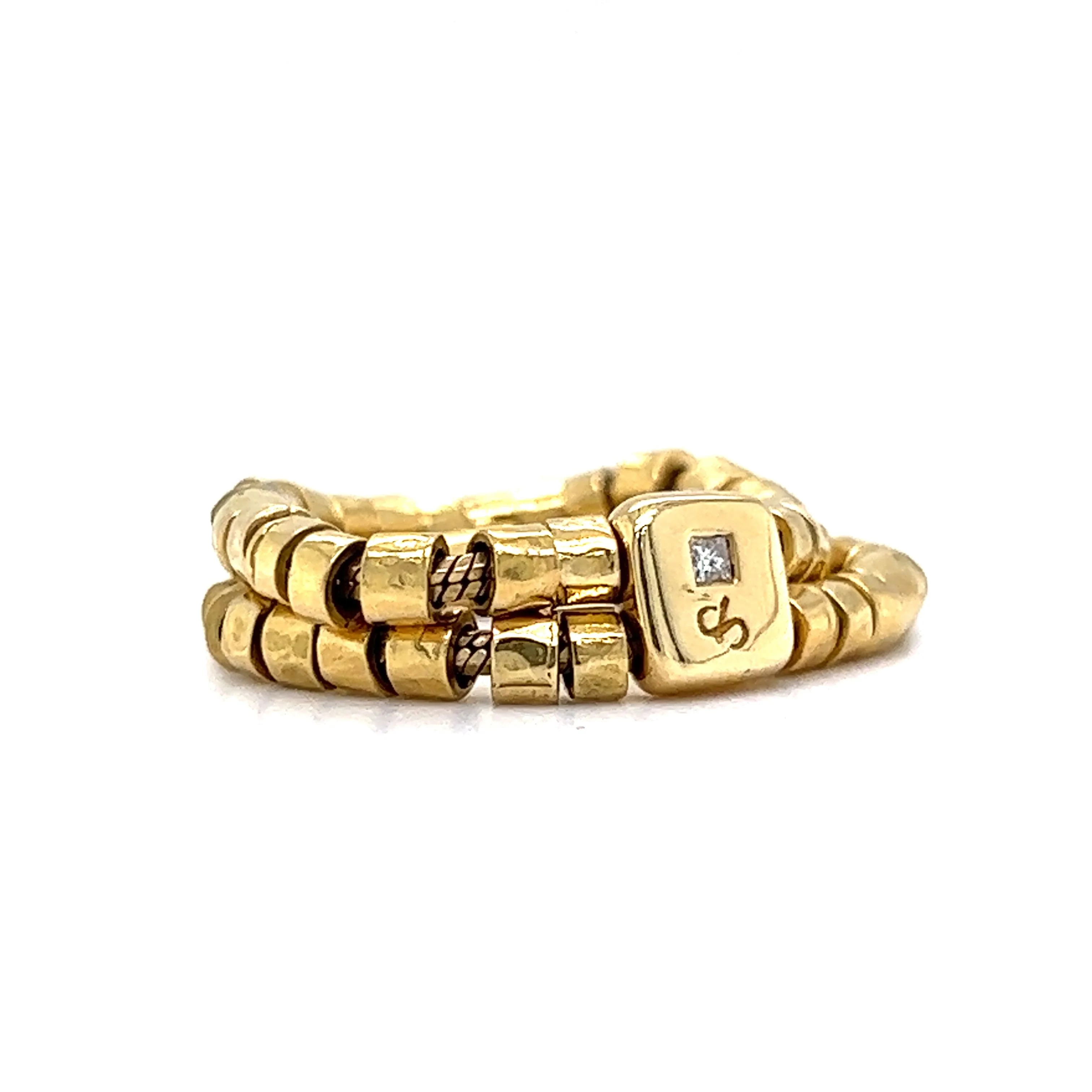 H. Stern Flexible Stacking Ring in 18k Yellow Gold - Image 3