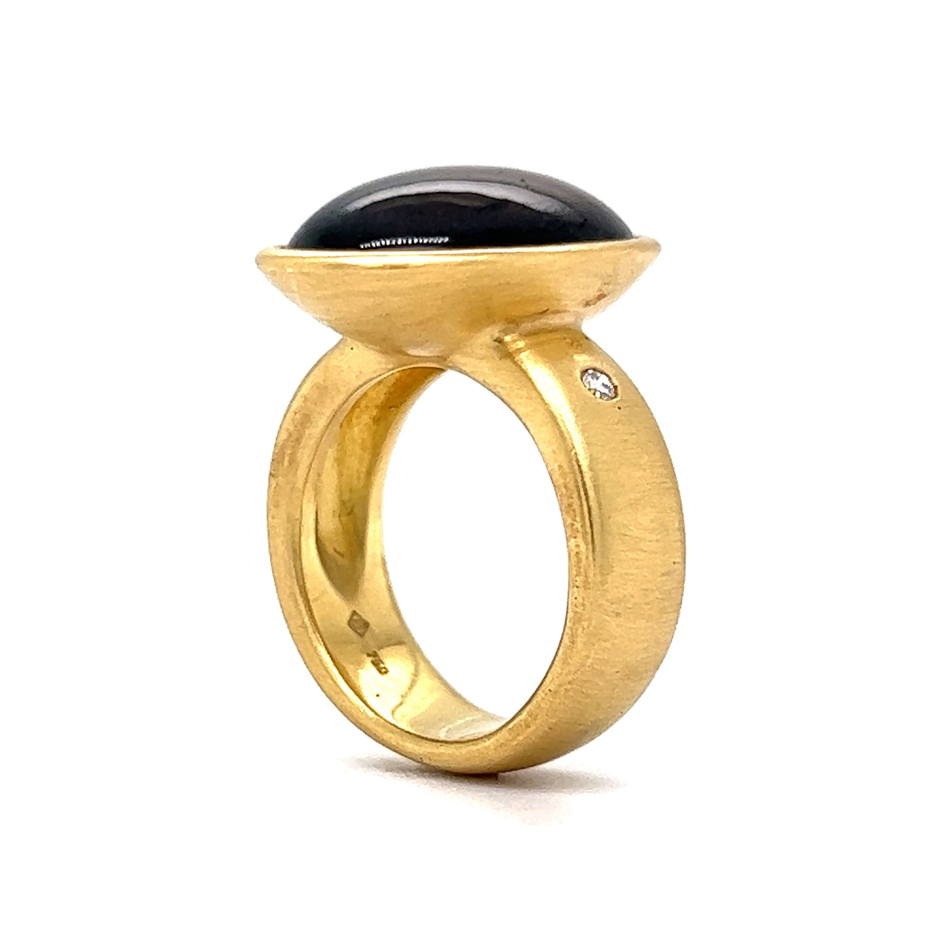 H. Stern Smoky Quartz Cocktail Ring in 18k Yellow Gold - Image 4