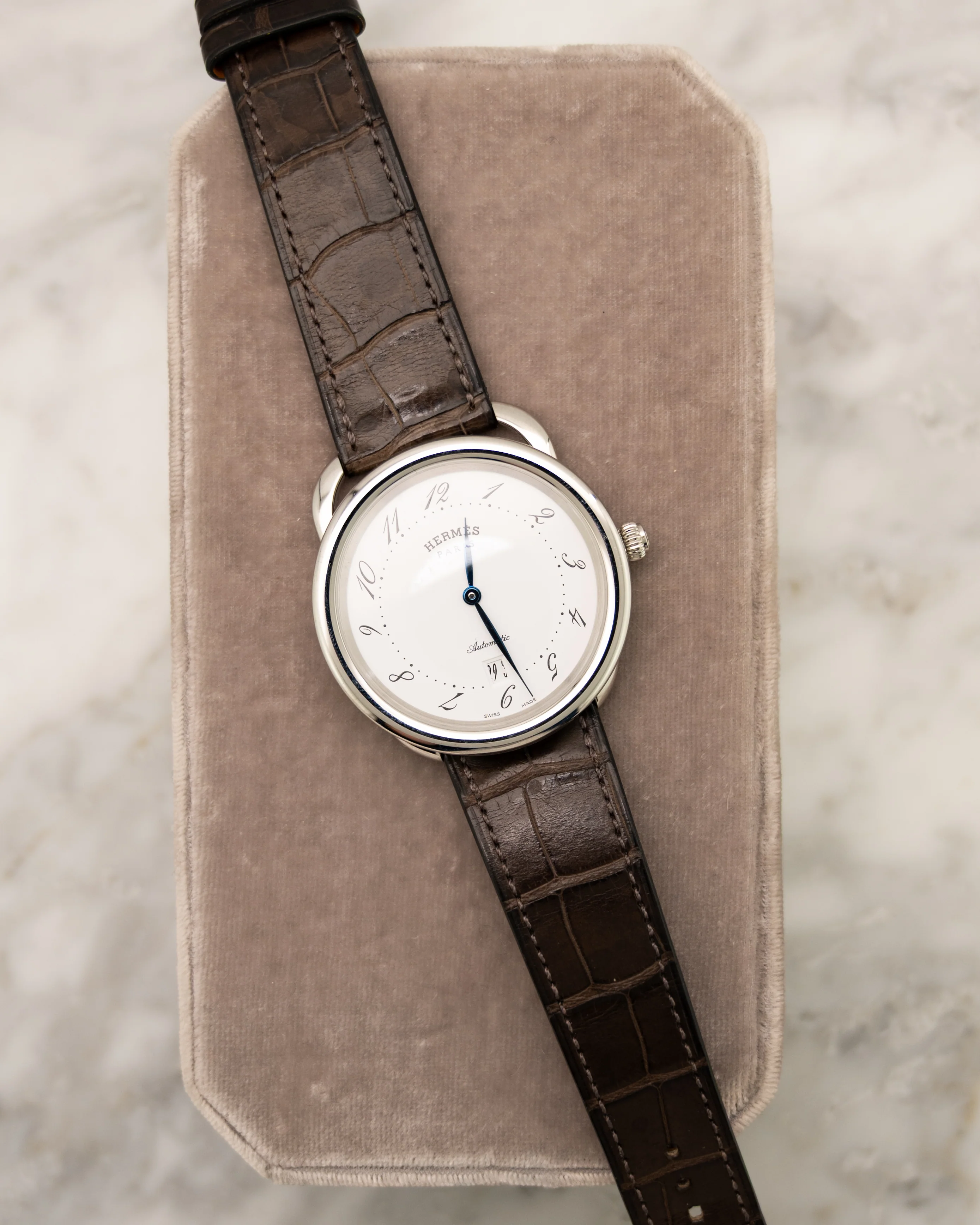 Hermes AR Automatic Watch AR7.710 in Stainless Steel - Image 5