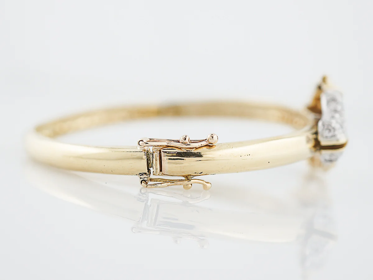 Horse Bracelet Modern 1.50 Round Brilliant Cut Diamonds in 18K White & Yellow Gold - Image 8
