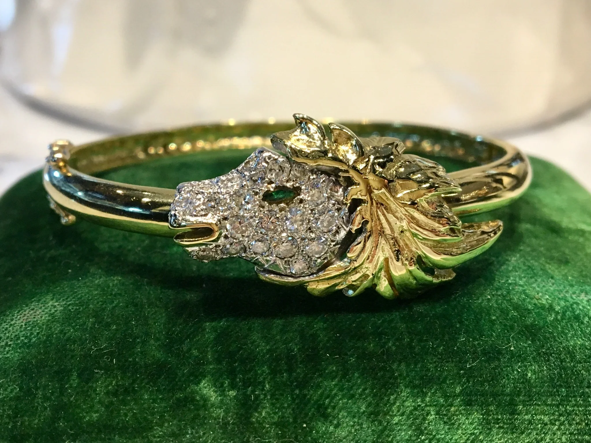Horse Bracelet Modern 1.50 Round Brilliant Cut Diamonds in 18K White & Yellow Gold - Image 10