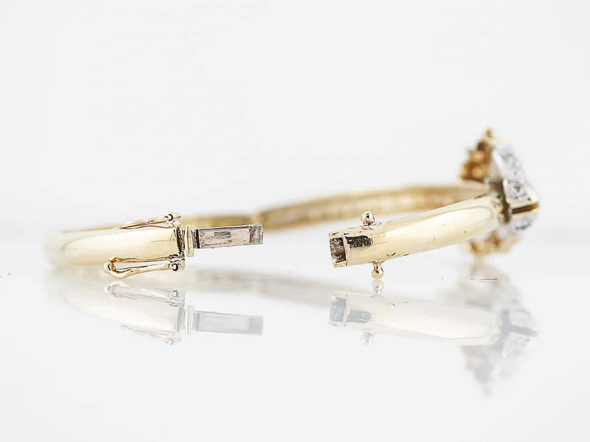 Horse Bracelet Modern 1.50 Round Brilliant Cut Diamonds in 18K White & Yellow Gold - Image 6