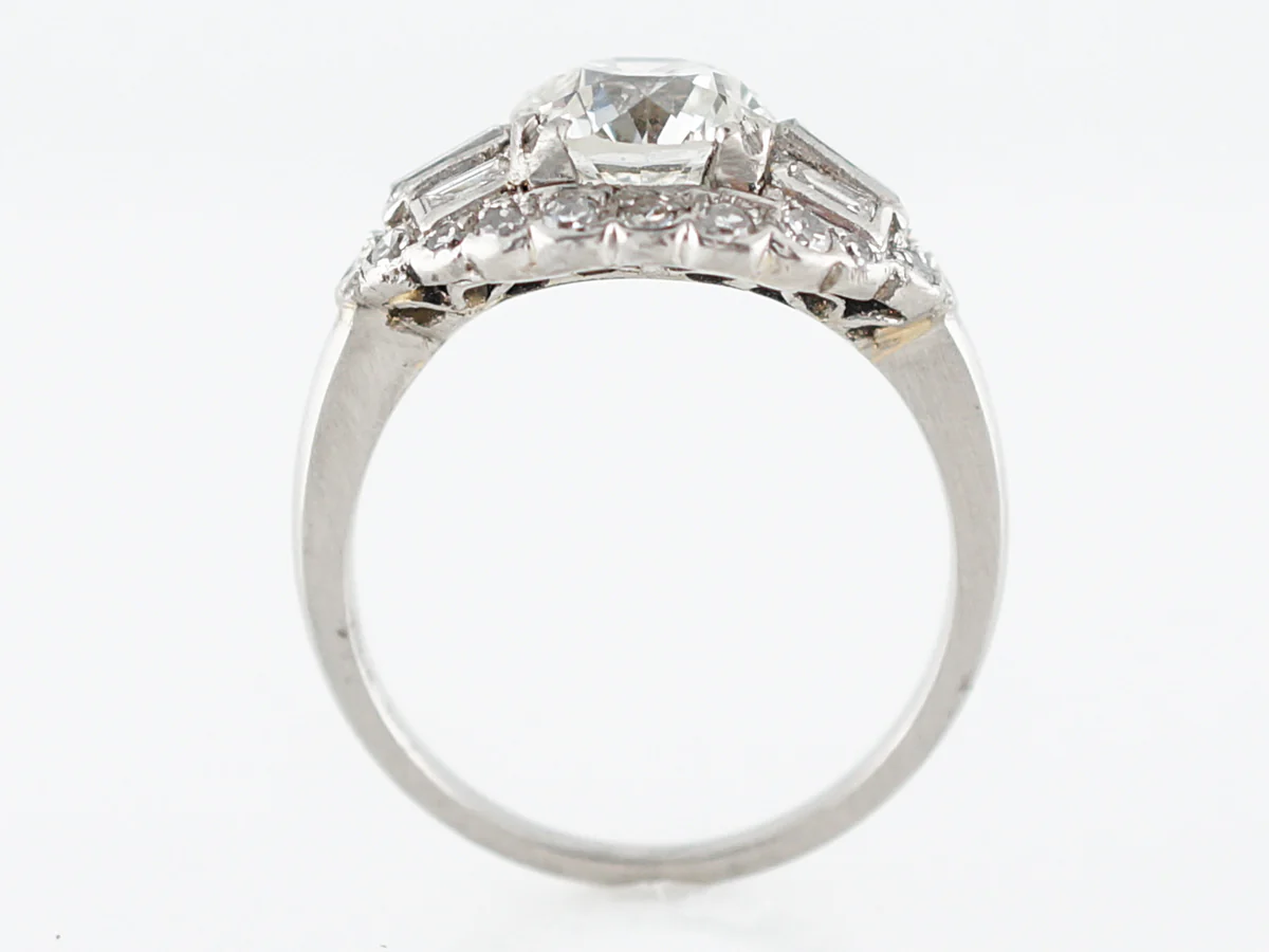 Incredible 1.50 Carat Late Art Deco Diamond Ring - Image 4