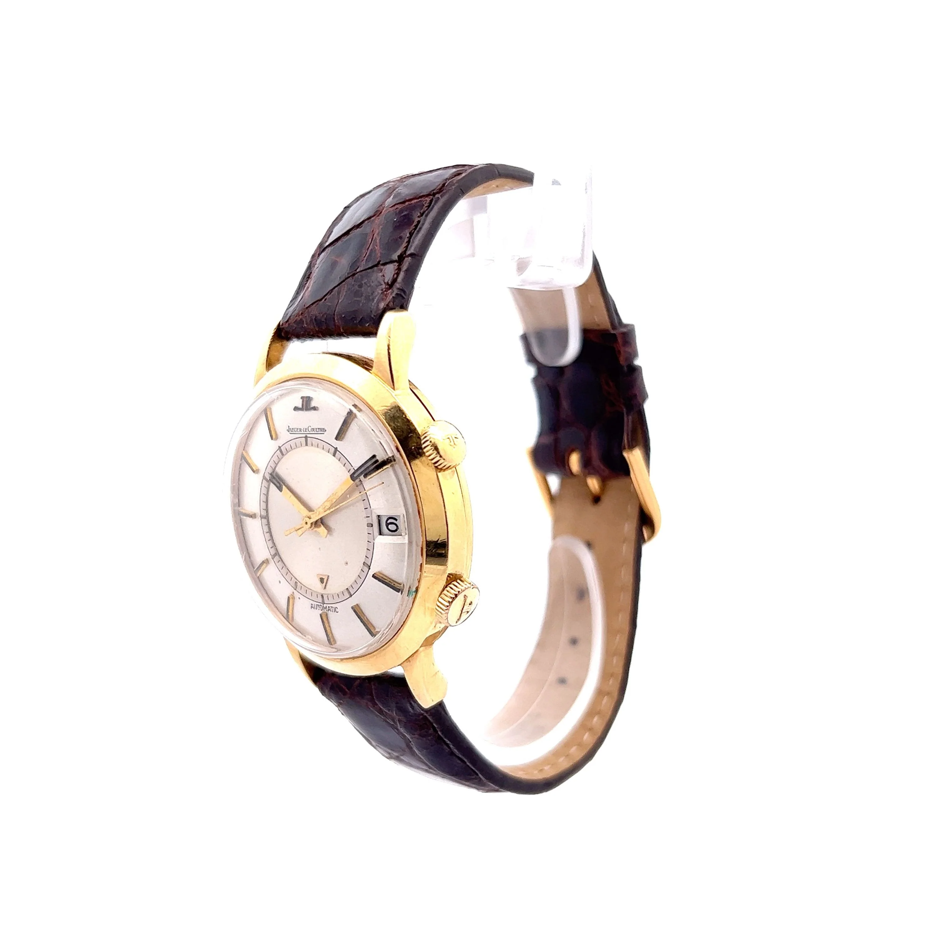 Jaeger Le Coultre Memovox 18K Yellow Gold Alarm Watch 1960's - Image 2