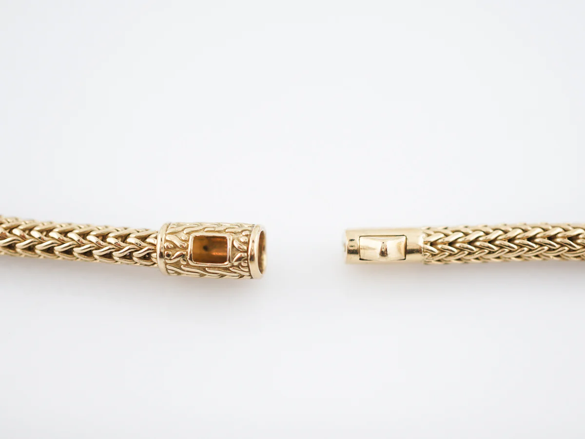 John Hardy Wheat Necklace Modern in 18k Yellow Gold - Image 4