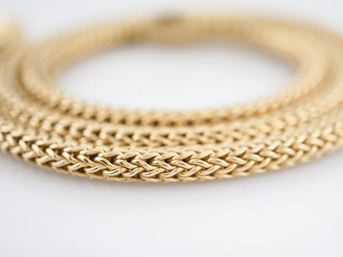 John Hardy Wheat Necklace Modern in 18k Yellow Gold - Image 5