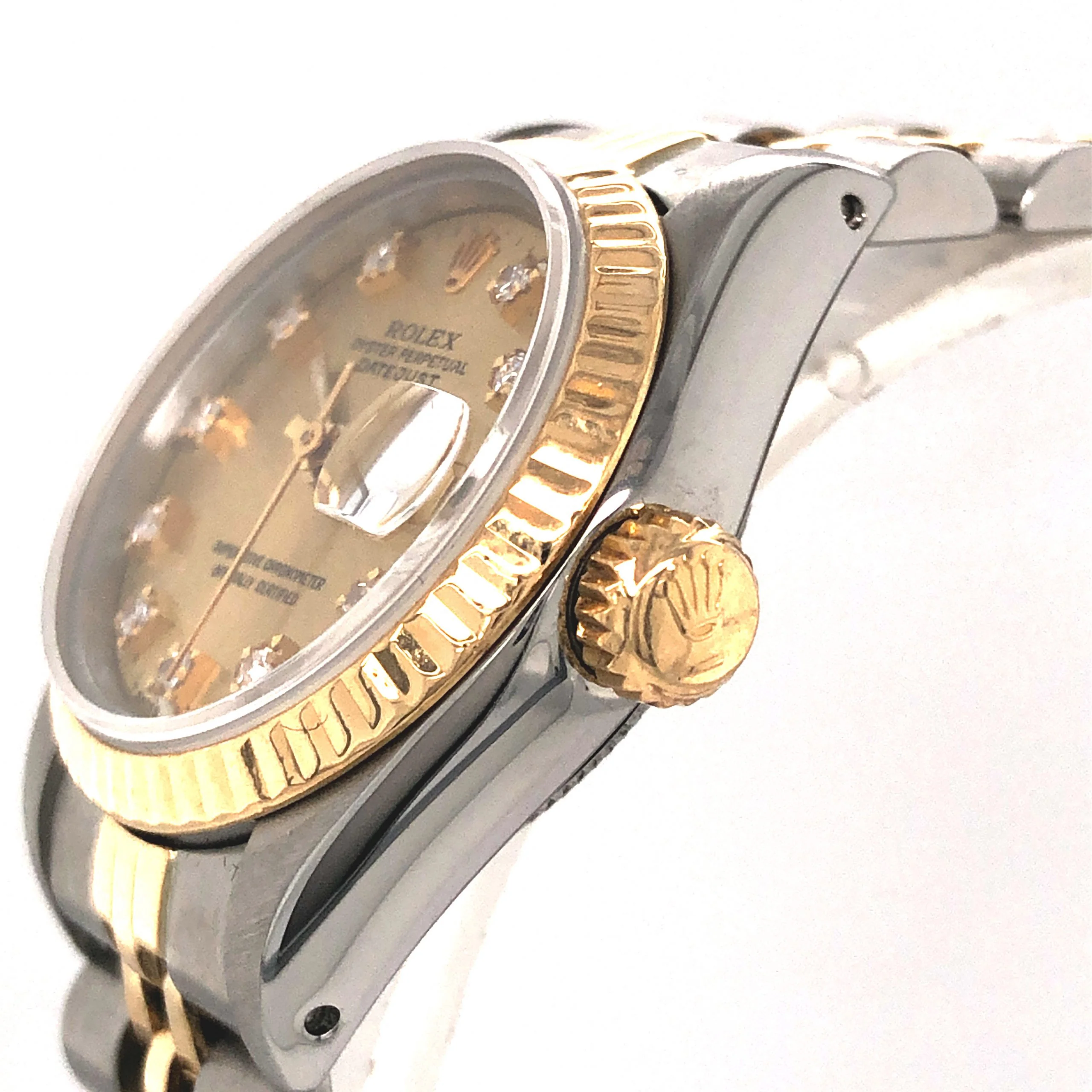 Ladies Rolex 2-Tone w/ Diamonds in 18k Yellow Gold & Stainless Steel - Image 3