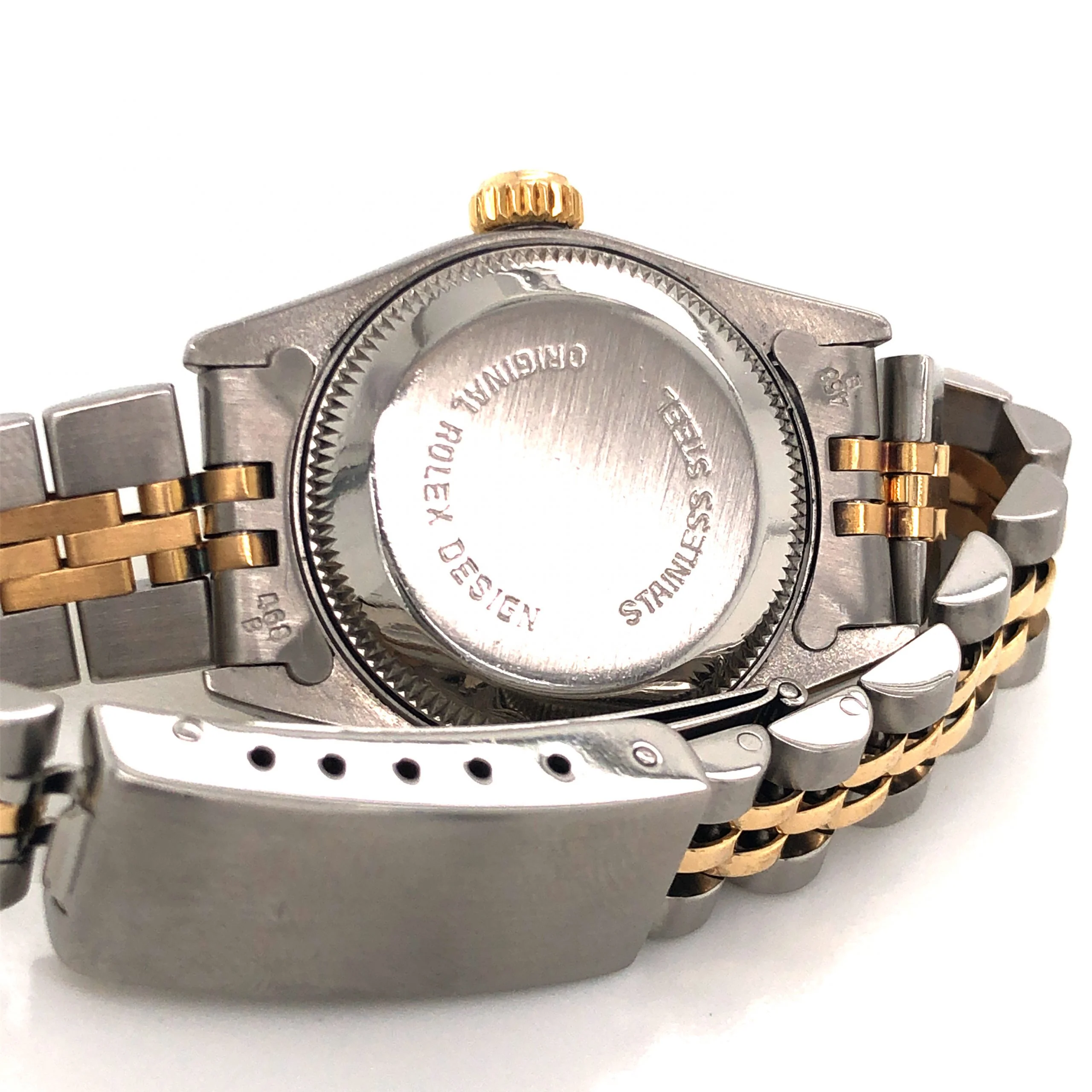 Ladies Rolex 2-Tone w/ Diamonds in 18k Yellow Gold & Stainless Steel - Image 4