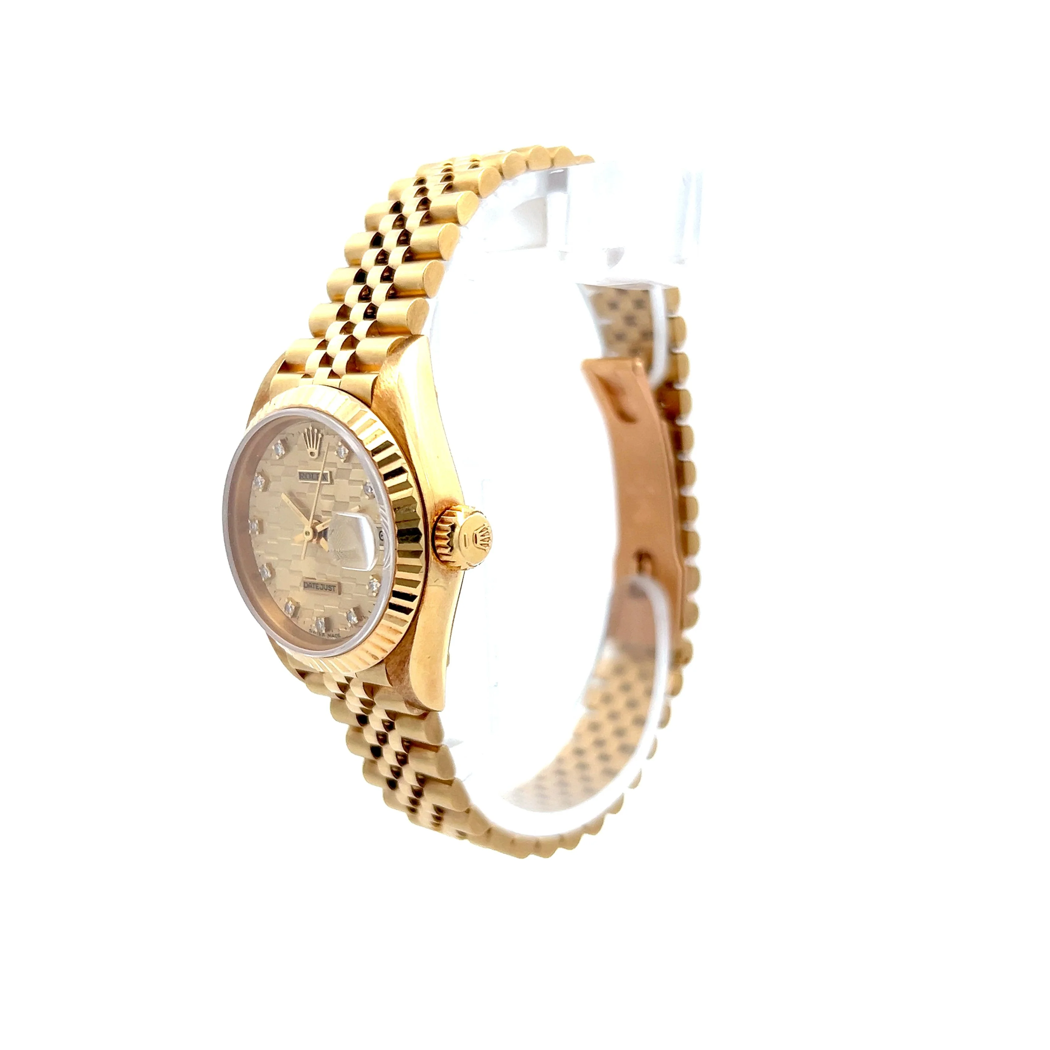 Ladies Rolex Datejust w/ Chevrolet Diamond in 18k 9586116 - Image 2