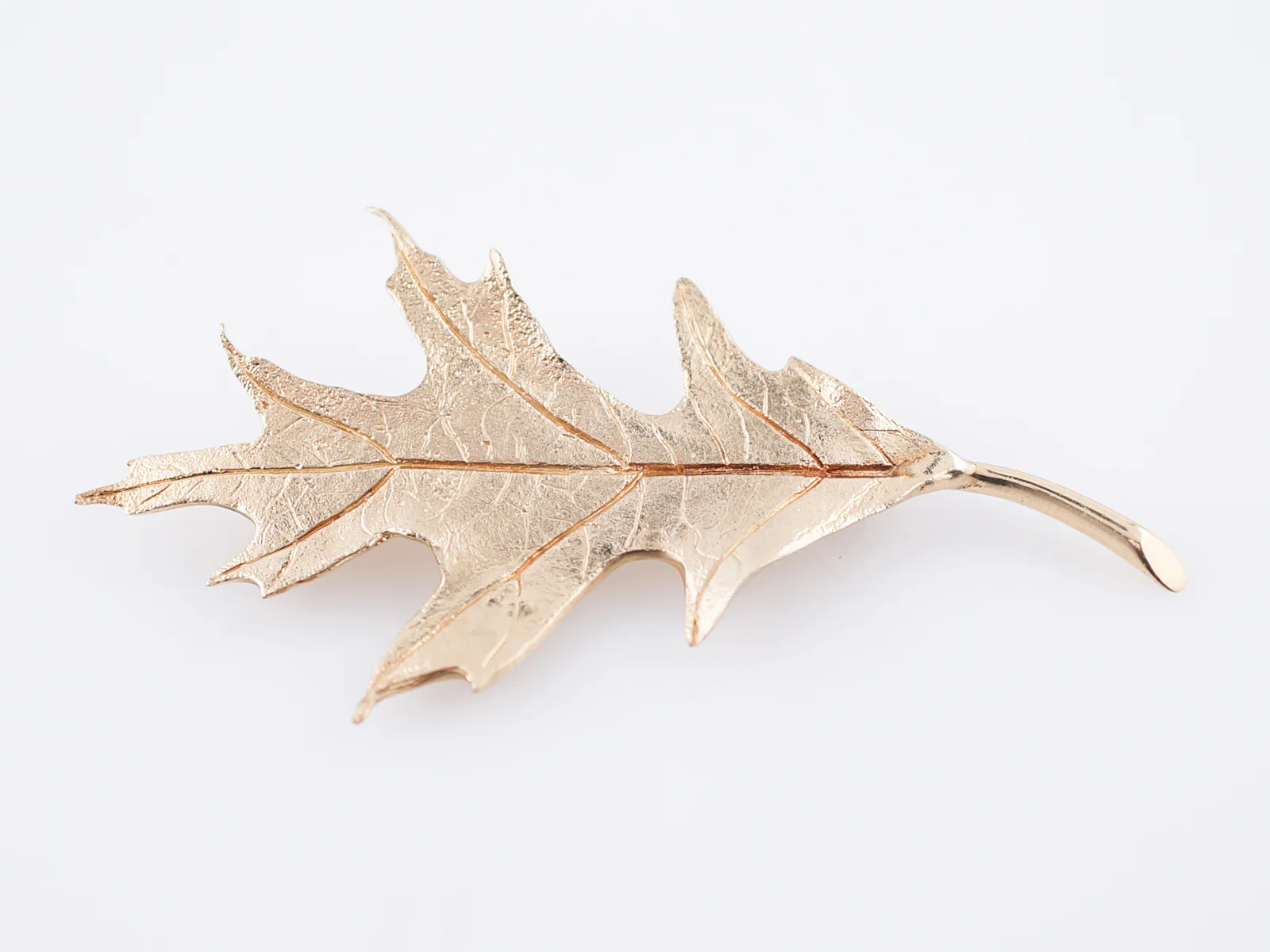 Leaf Brooch Modern Tiffany & Co in 14k Yellow Gold - Image 3