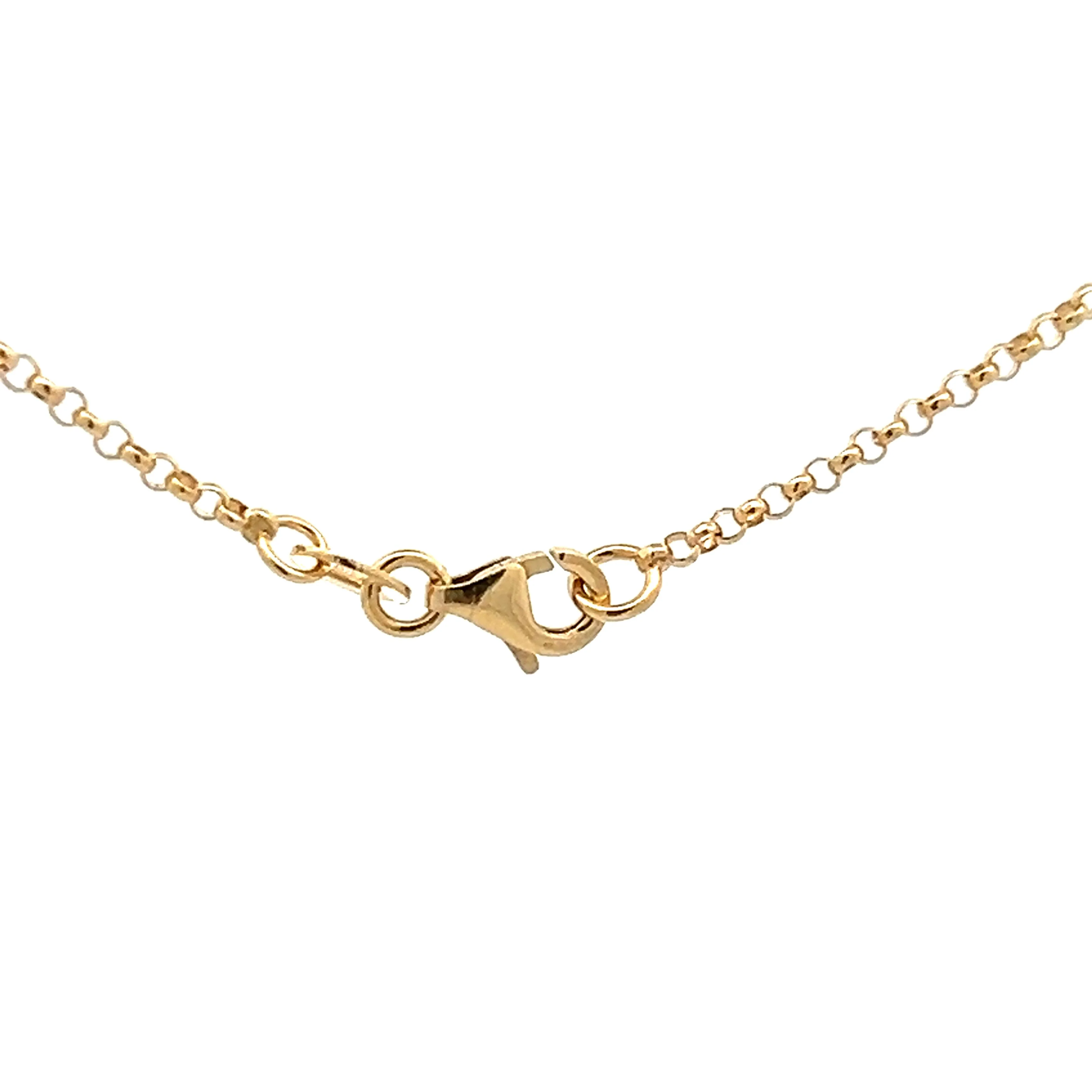 Loop Pendant Necklace in 14k Yellow Gold - Image 5
