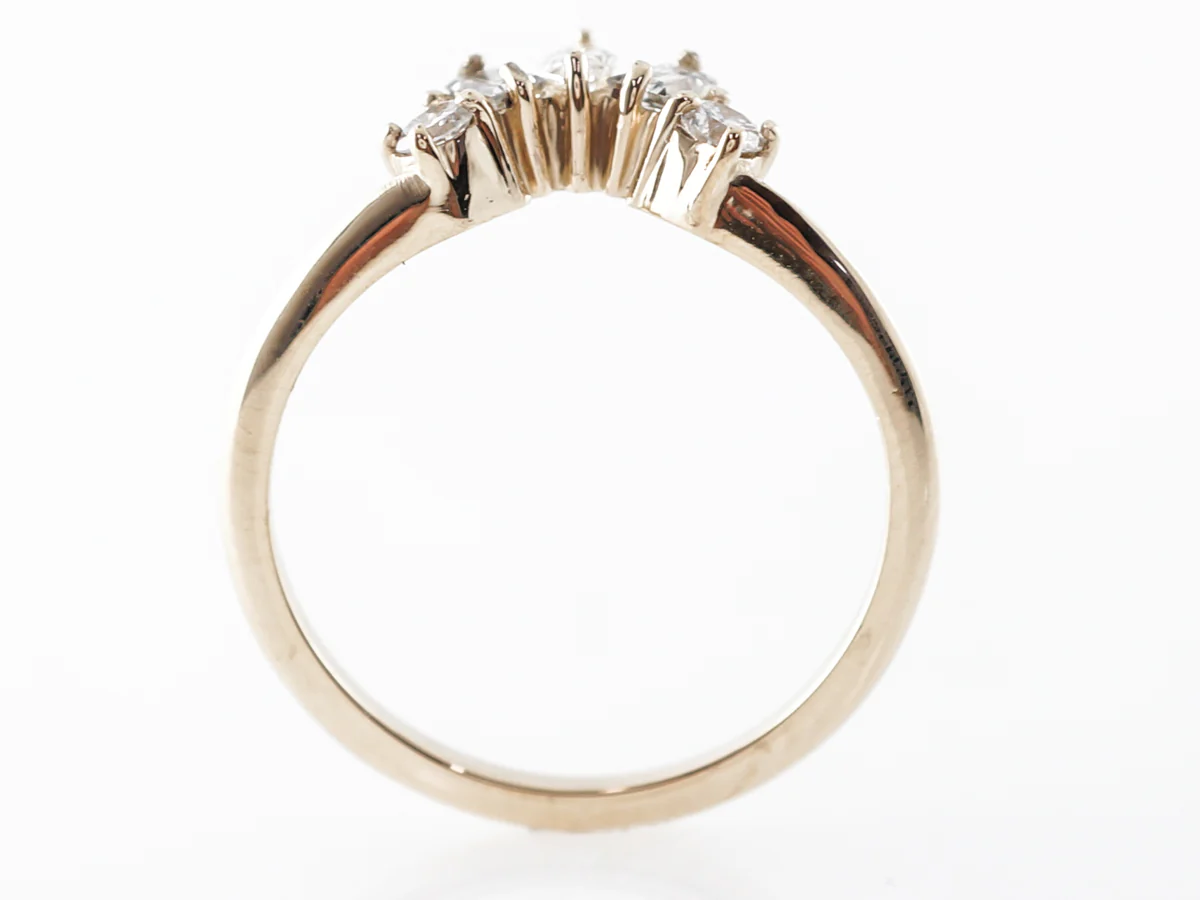 Marquise, Baguette & Round Diamond Wedding Band - Image 5