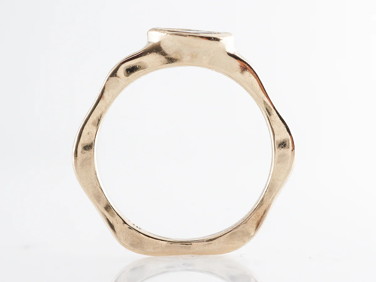 Marquise Diamond Right Hand Ring 14k Yellow Gold - Image 4