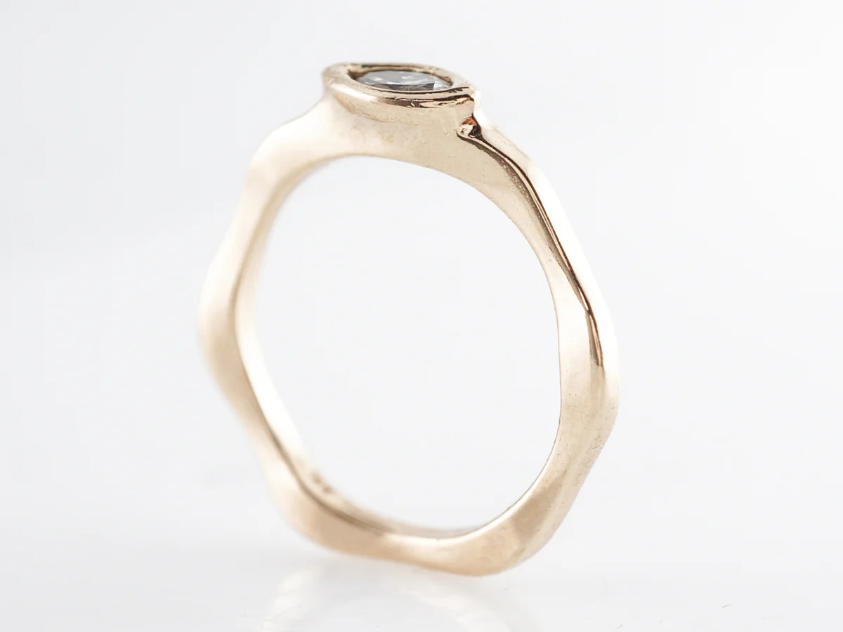 Marquise Diamond Right Hand Ring 14k Yellow Gold - Image 5