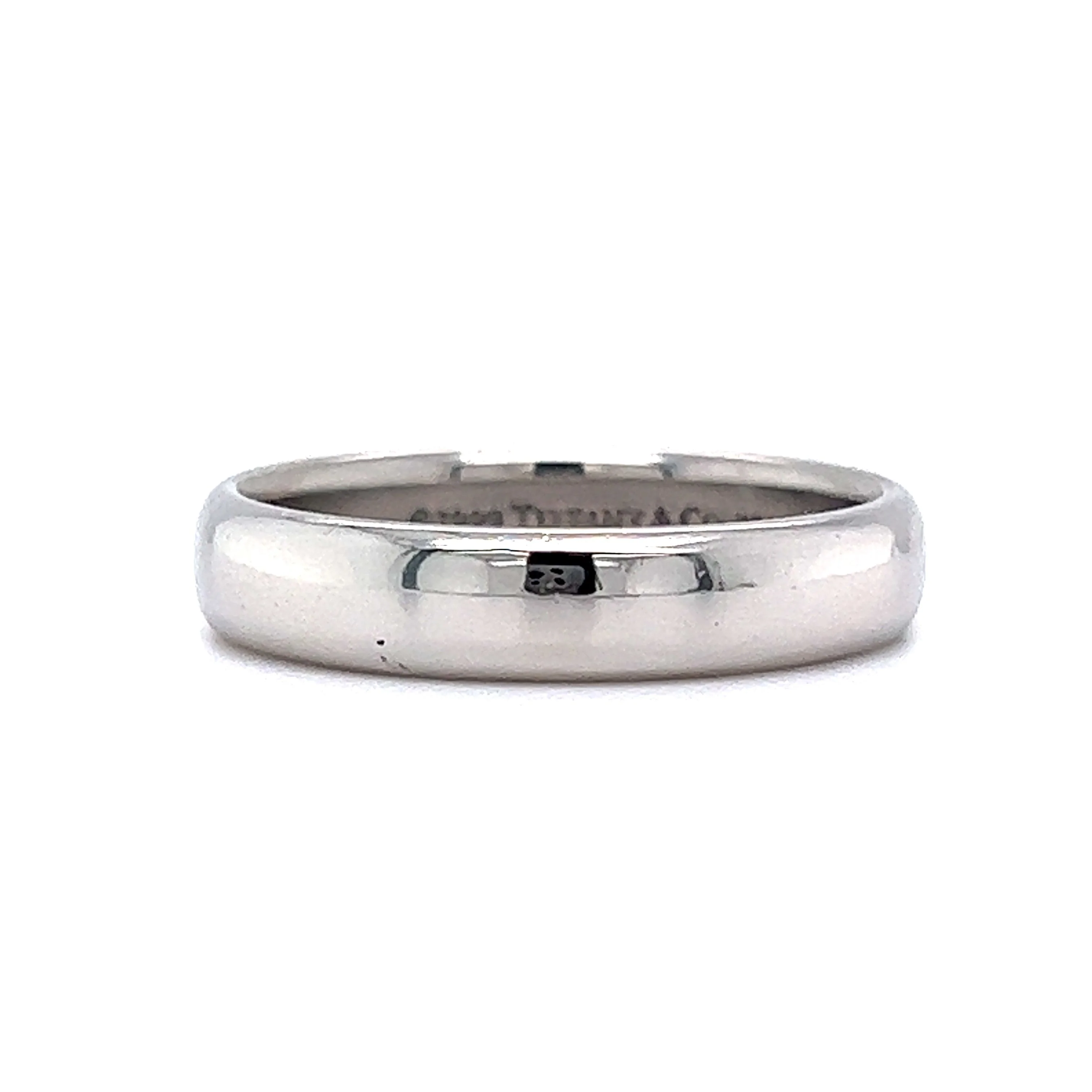 Men's 4.5mm Tiffany & Co. Wedding Band in Platinum