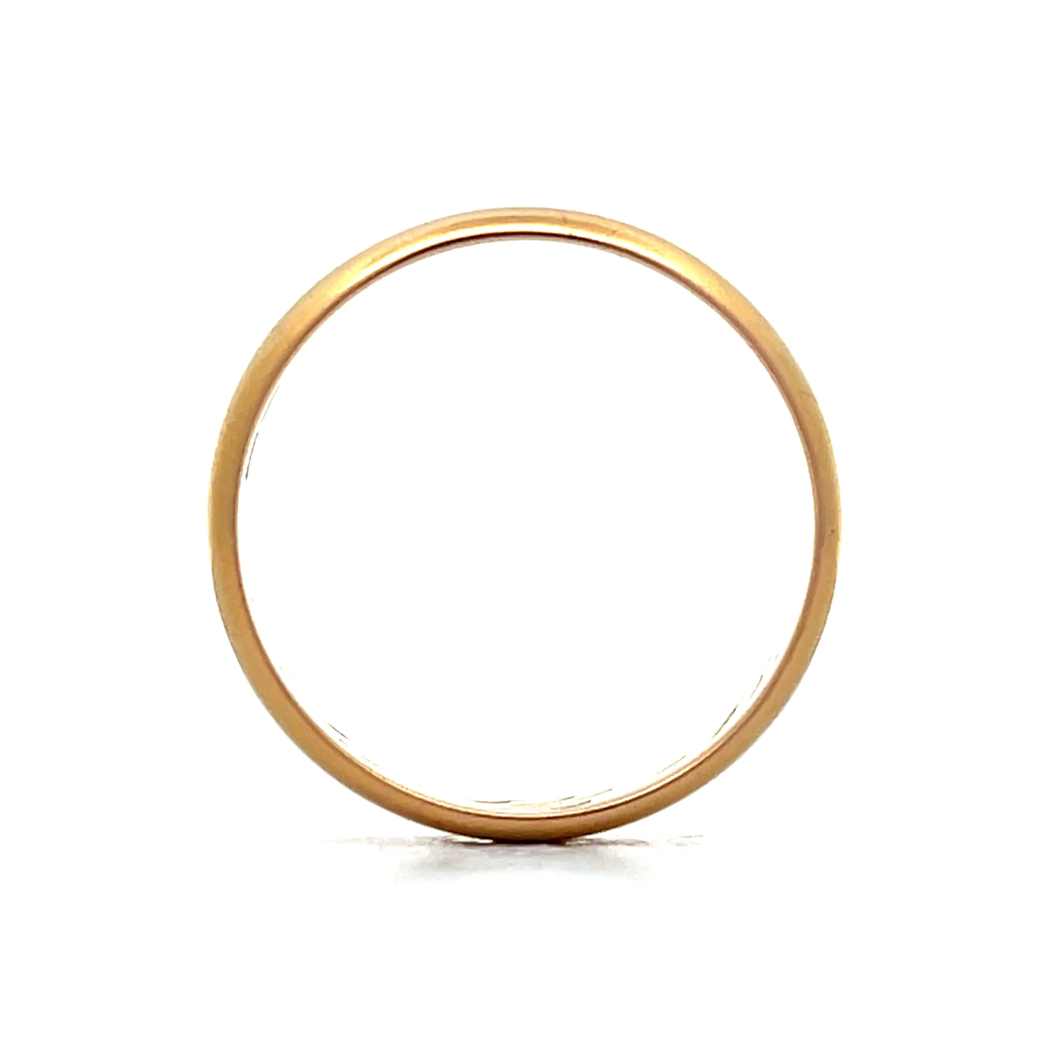 Mens 5mm Antique Wedding Band in 18k Yellow Gold - Image 7