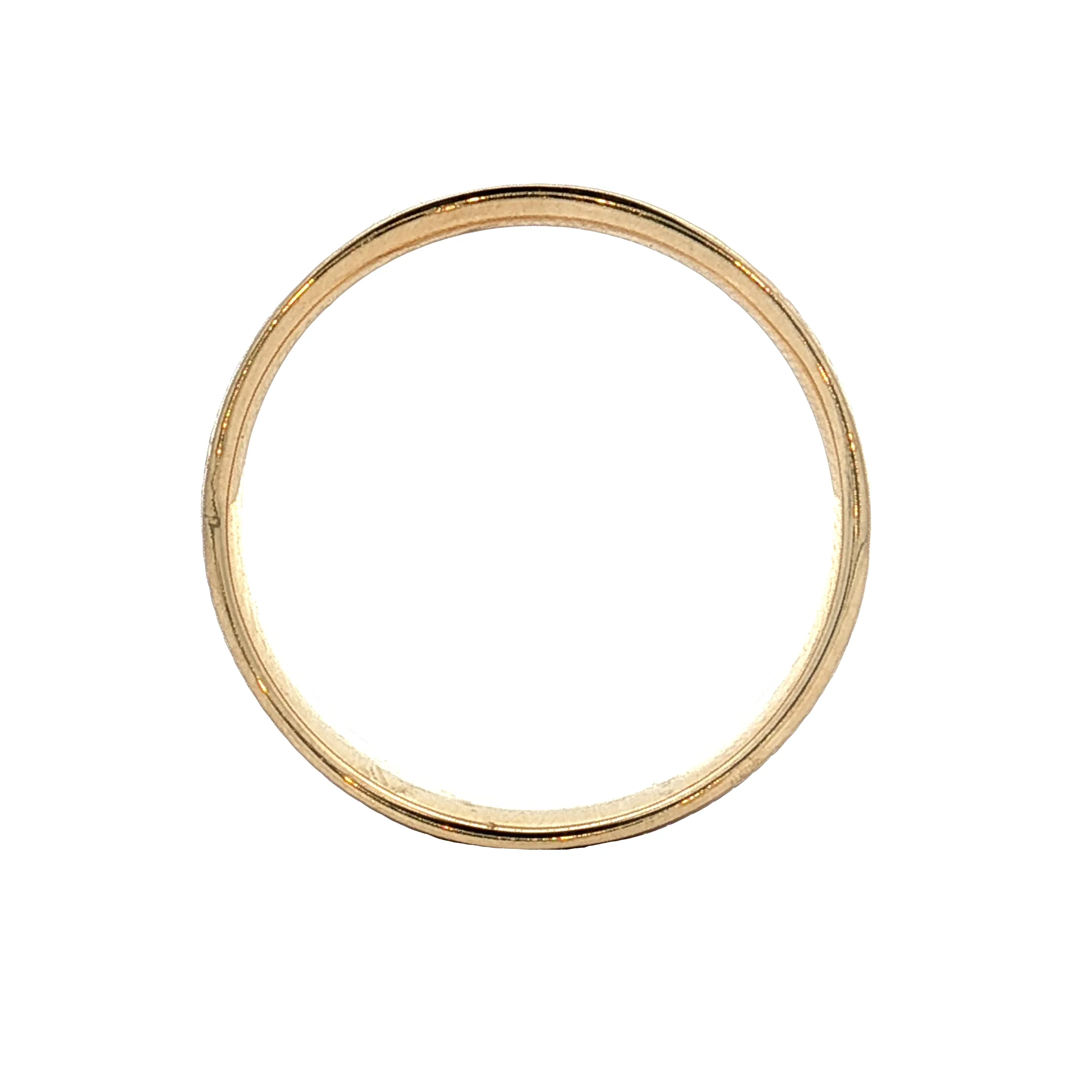 Mens 6mm Rope Texture Wedding Band 14k Yellow Gold - Image 4