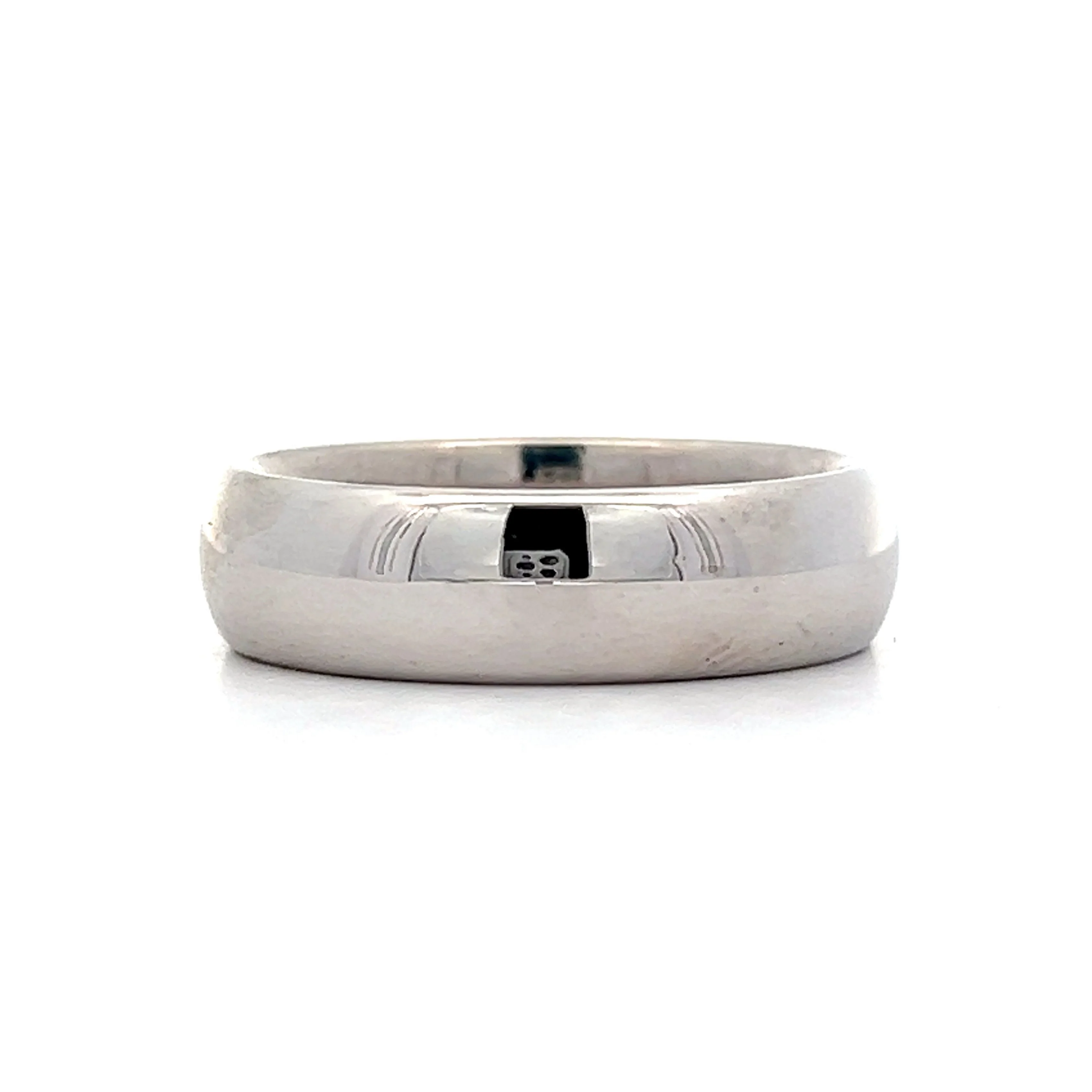 Men's 7mm Wedding Band in 14k White Gold - Image 3