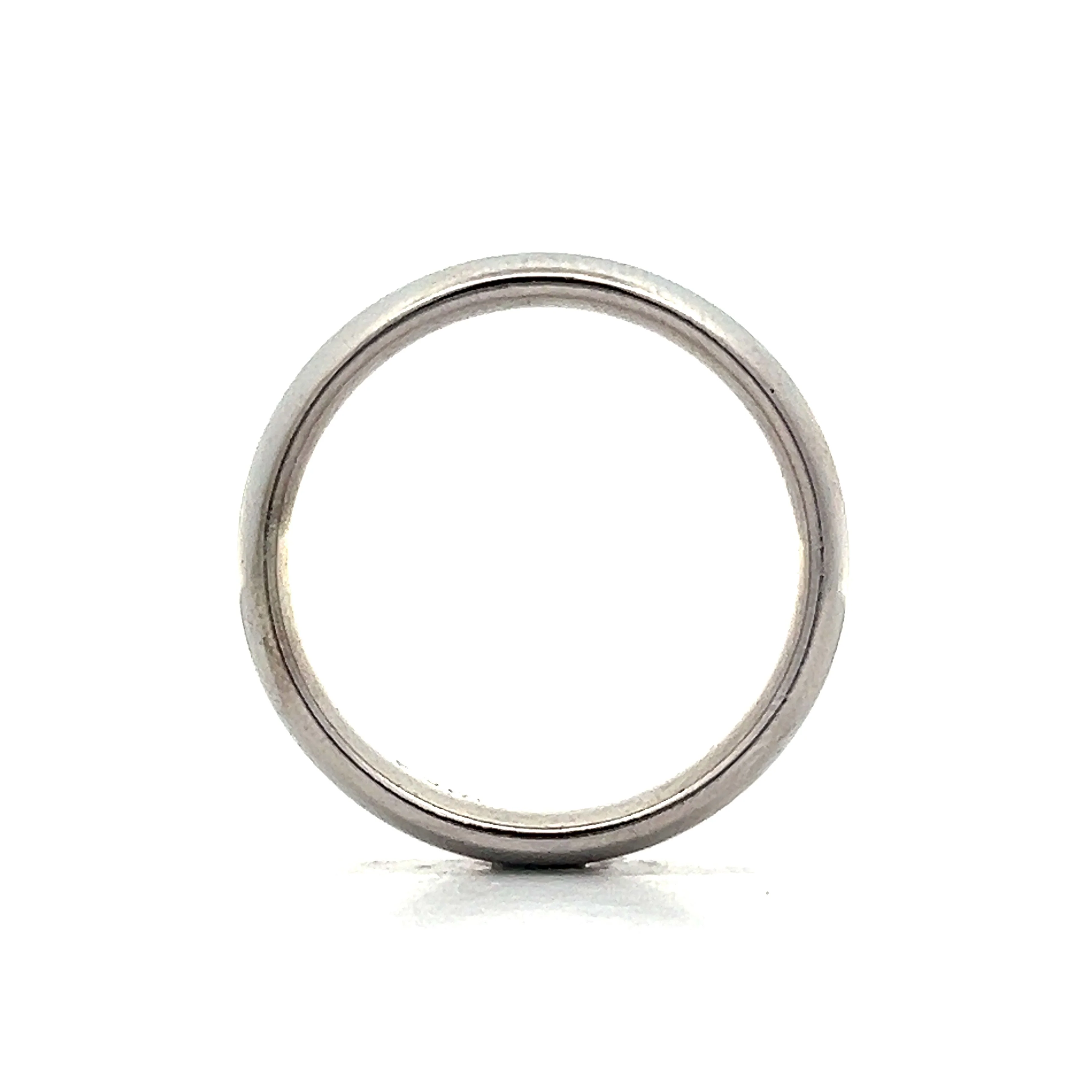 Men's 7mm Wedding Band in 14k White Gold - Image 4