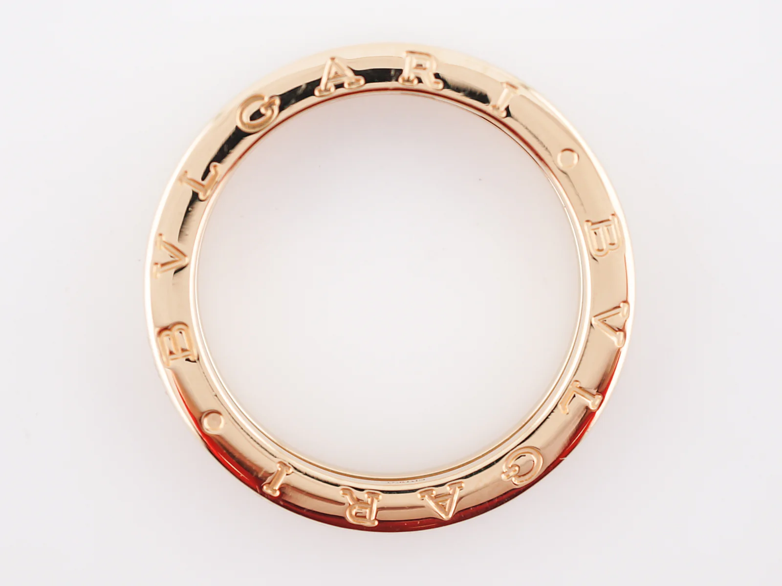 Men's Bulgari Ring Modern 1.20 Round Brilliant Cut Diamonds in 18k Yellow Gold - Image 6