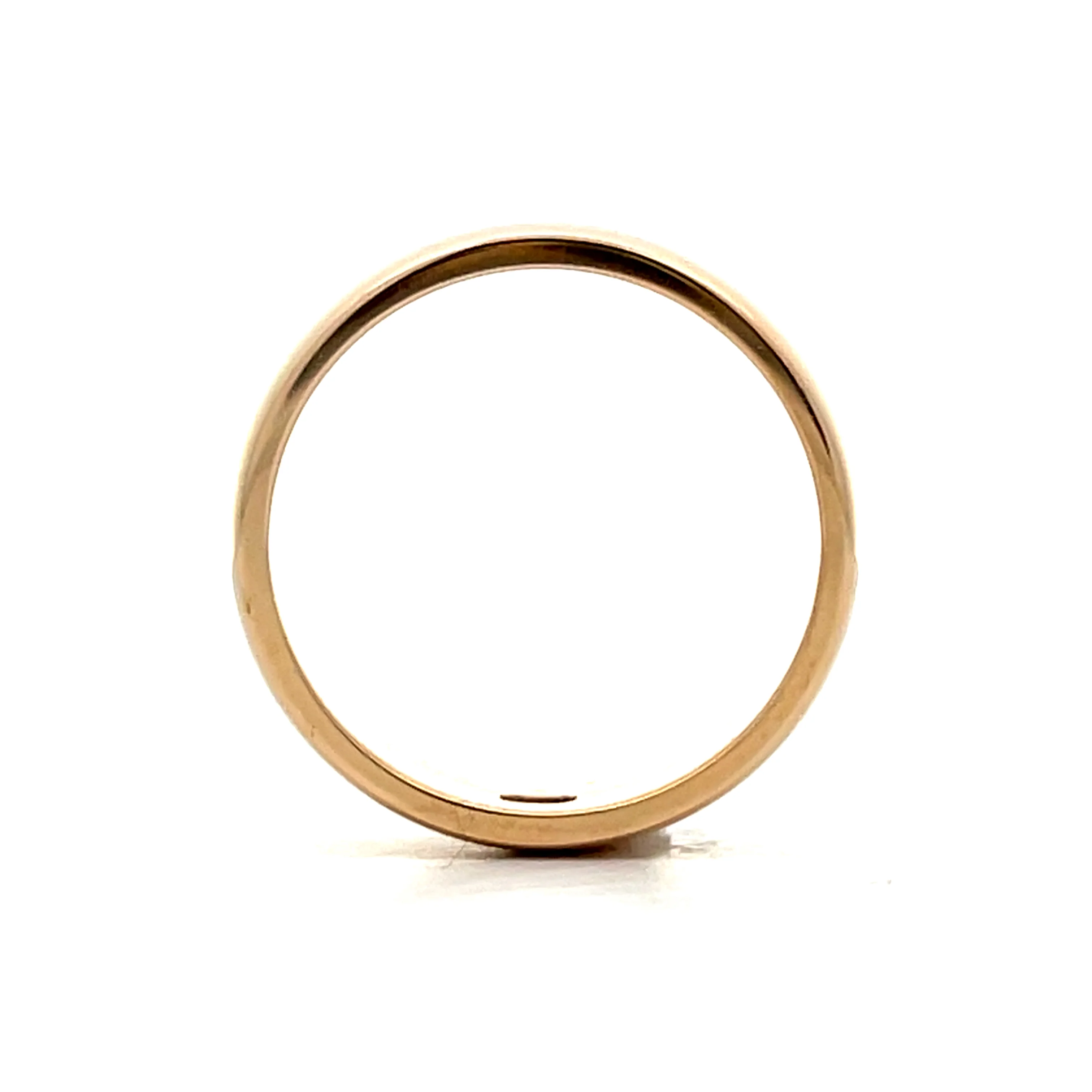 6.5mm Euro Dome Wedding Band in 14k - Image 4