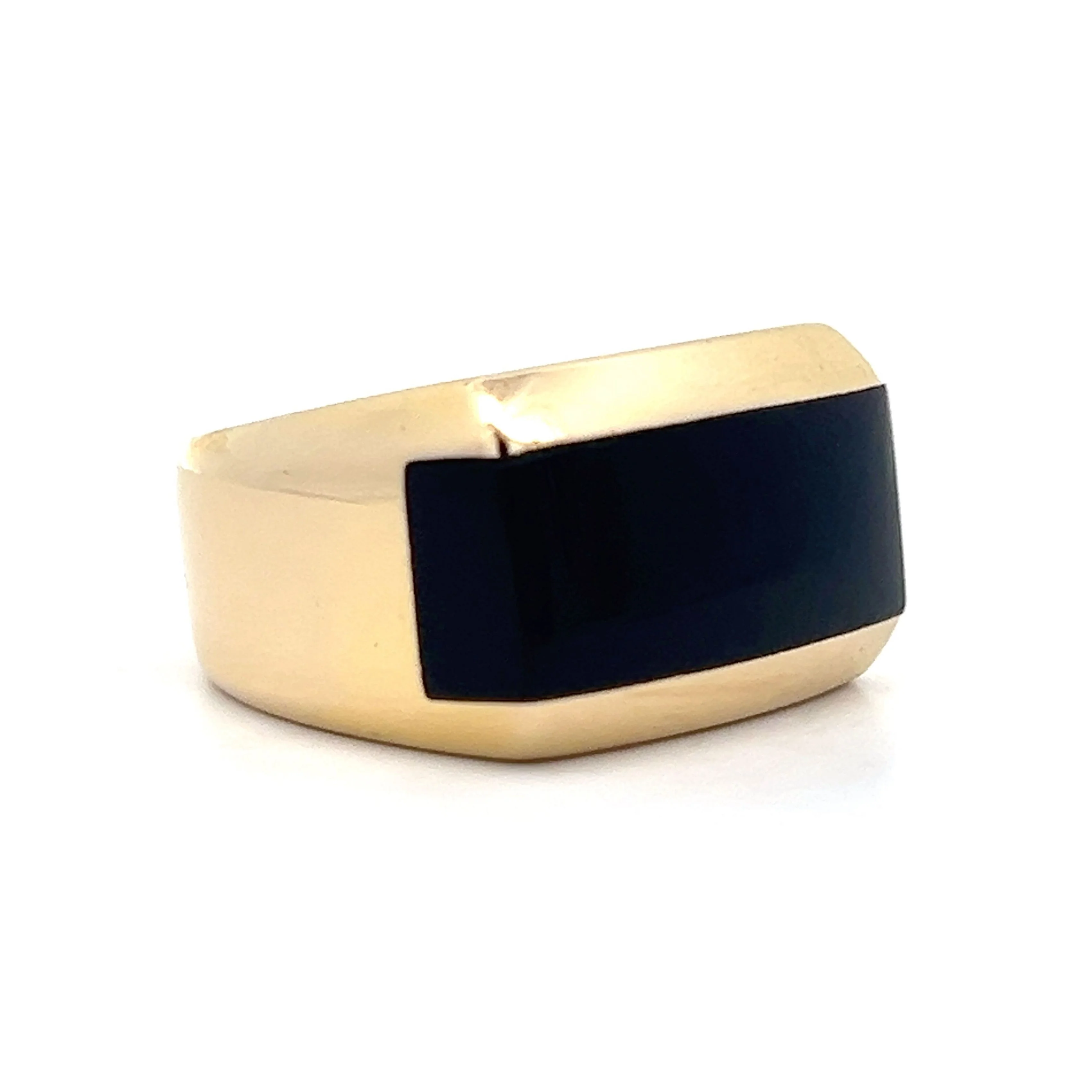 Di Modolo Men's Onyx Right Hand Ring in 18k Yellow Gold - Image 3