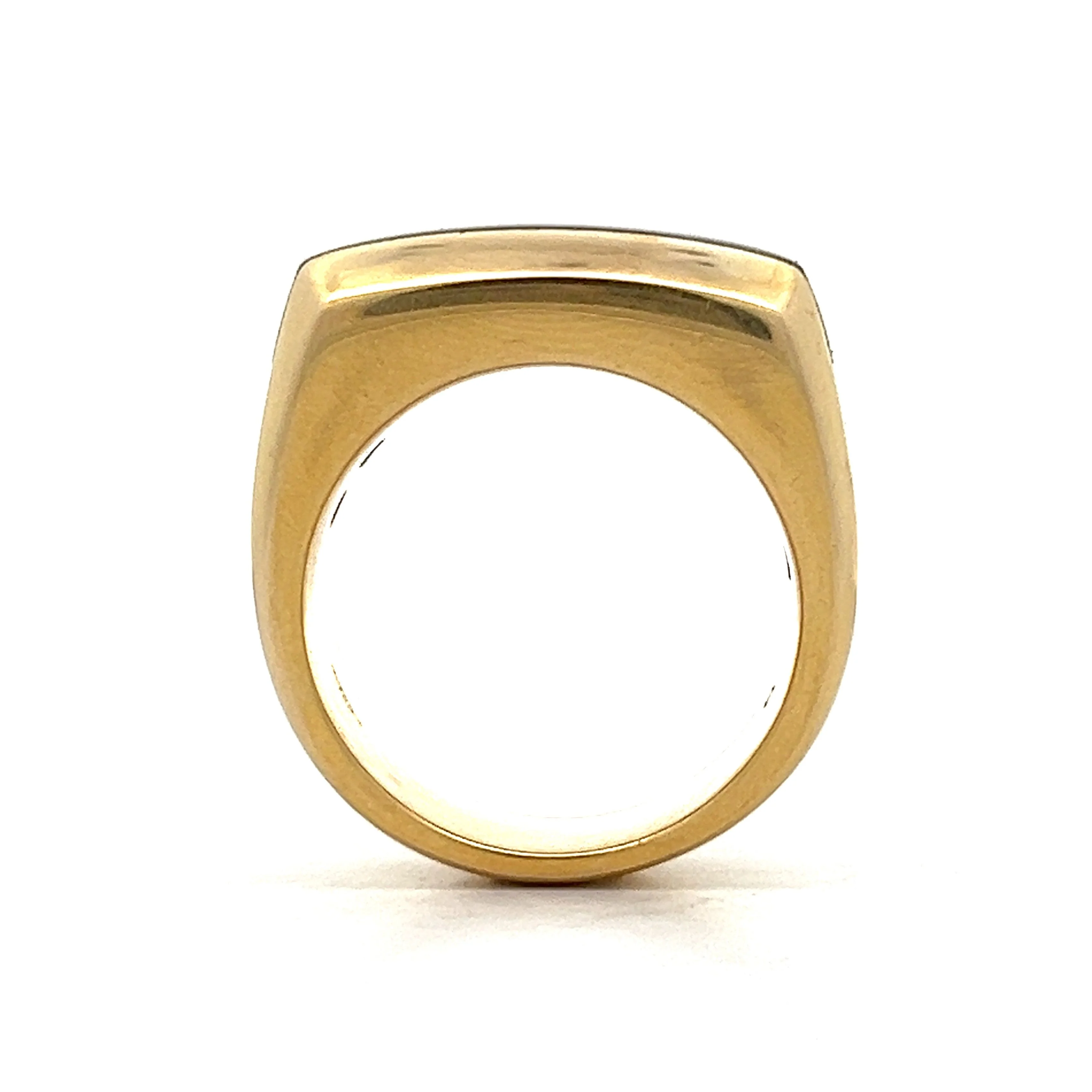 Di Modolo Men's Onyx Right Hand Ring in 18k Yellow Gold - Image 4