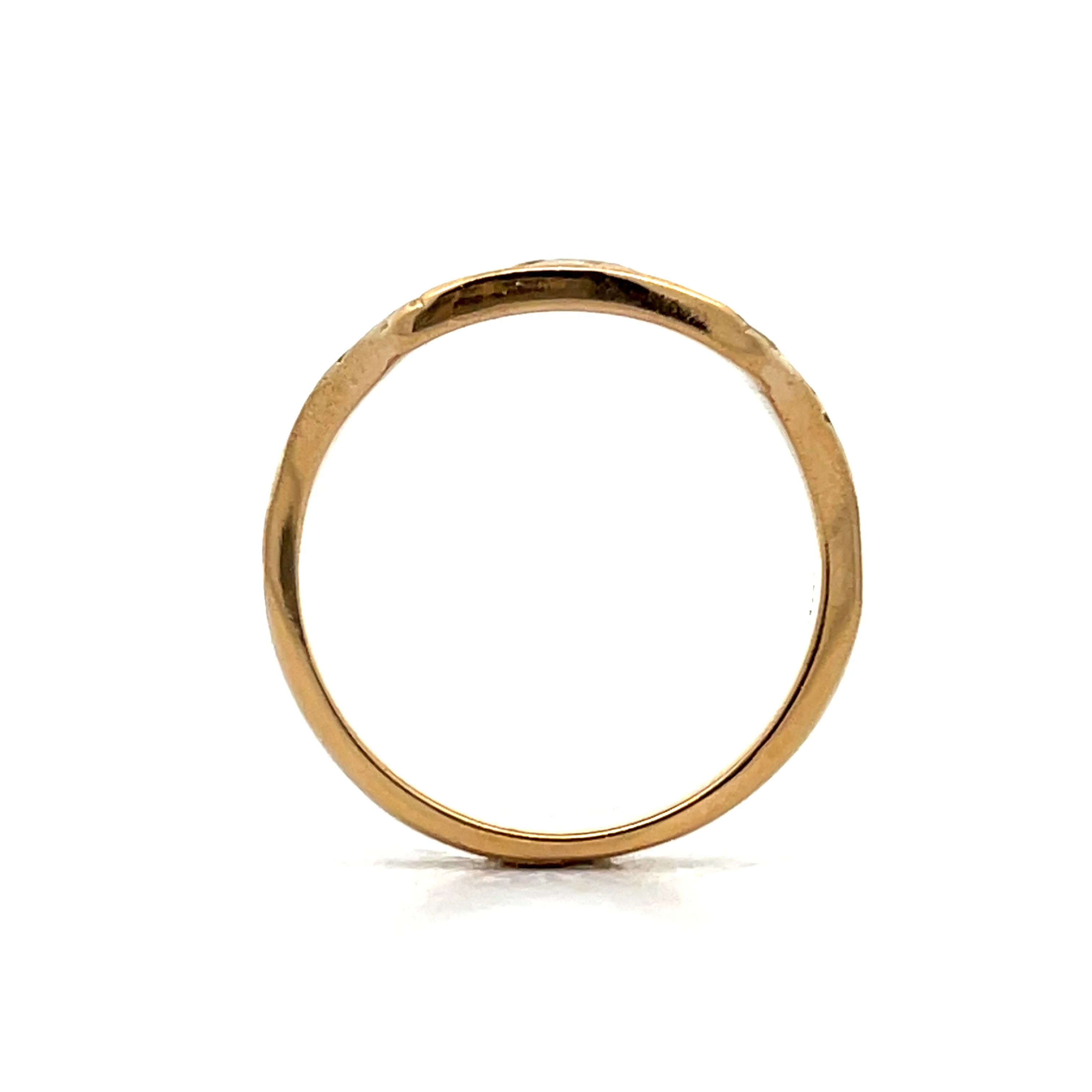 Mens Skull & Crossbones Momento Mori Ring in 18k - Image 4