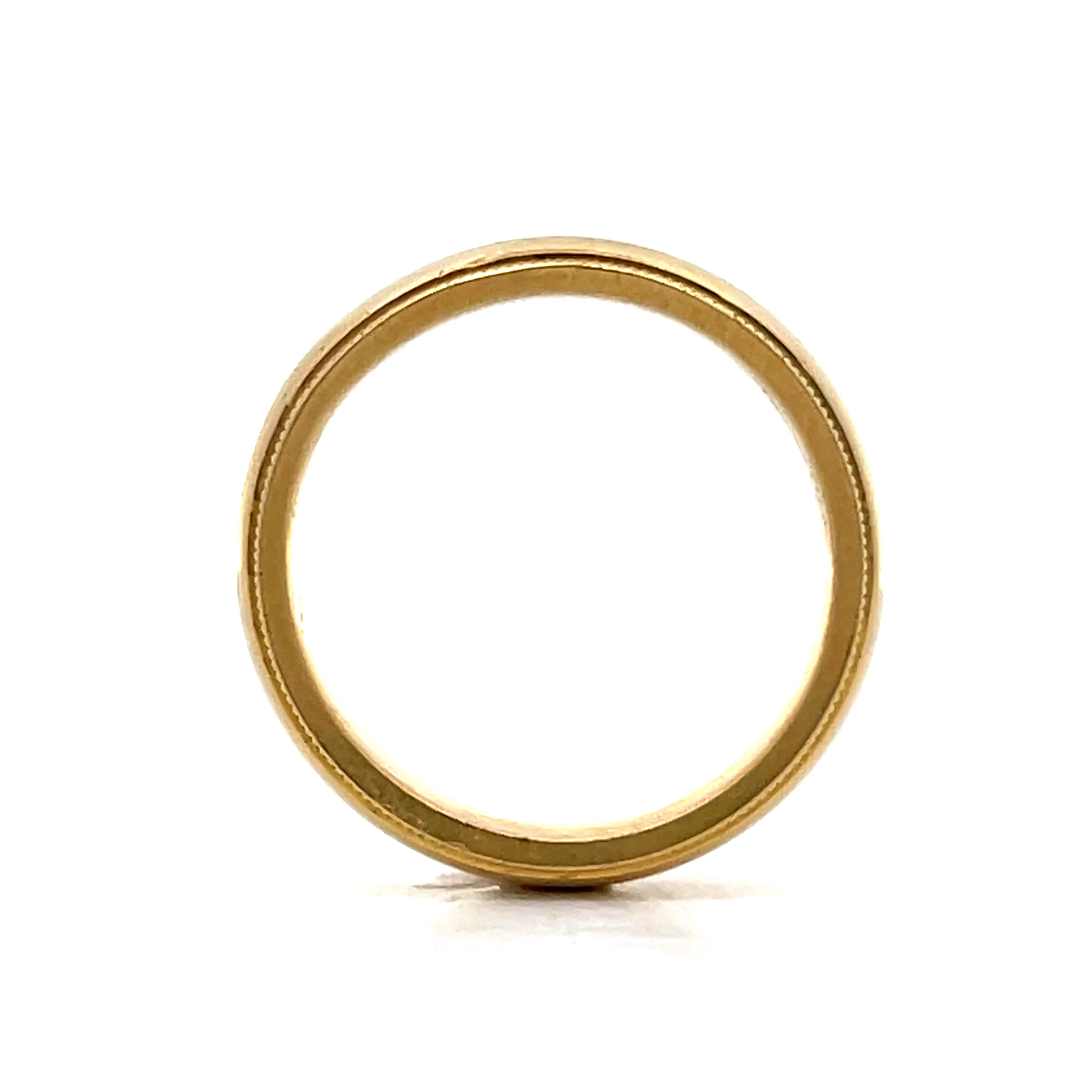 Mens Tiffany & Co. 6mm Wedding Band in 18k Yellow Gold - Image 4