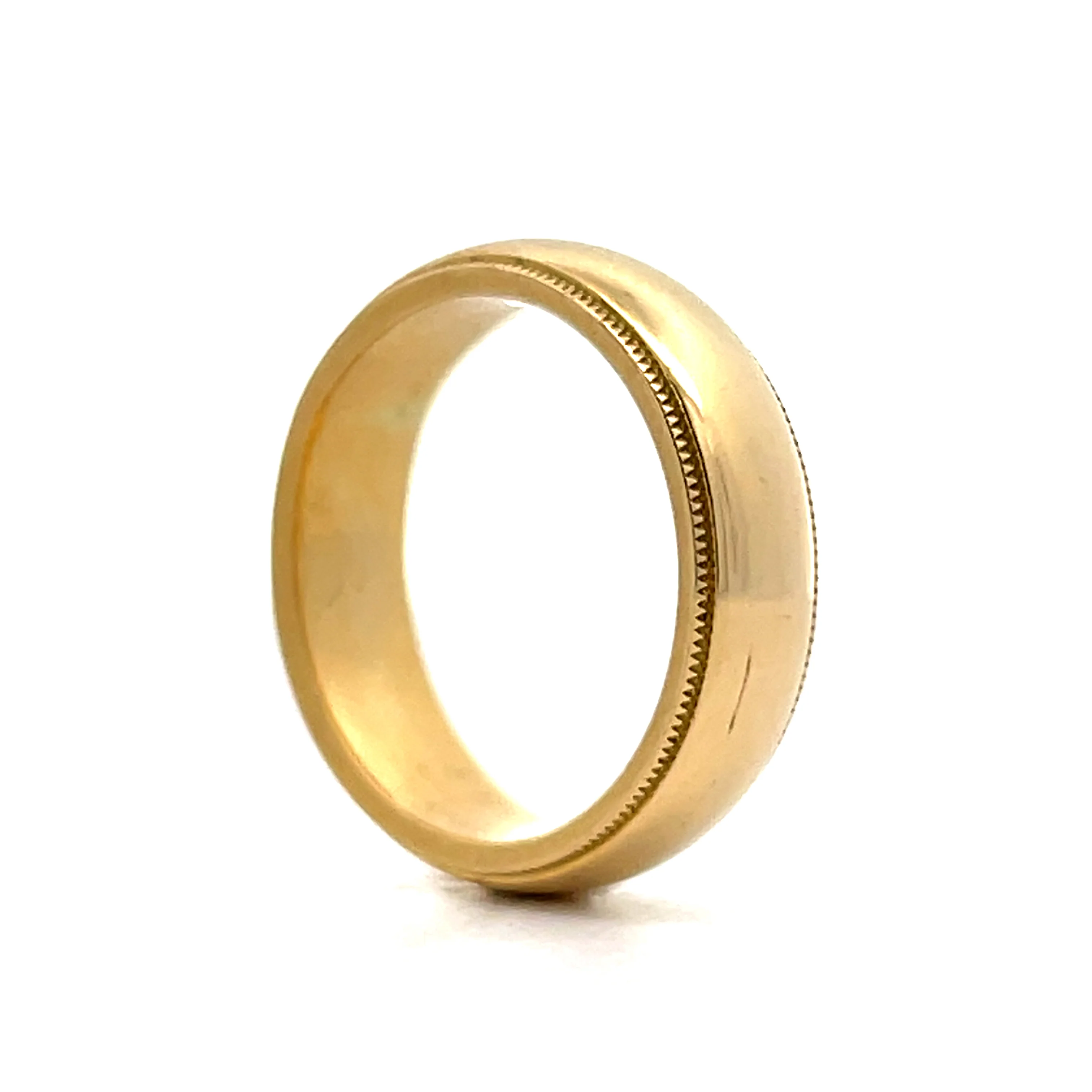 Mens Tiffany & Co. 6mm Wedding Band in 18k Yellow Gold - Image 5