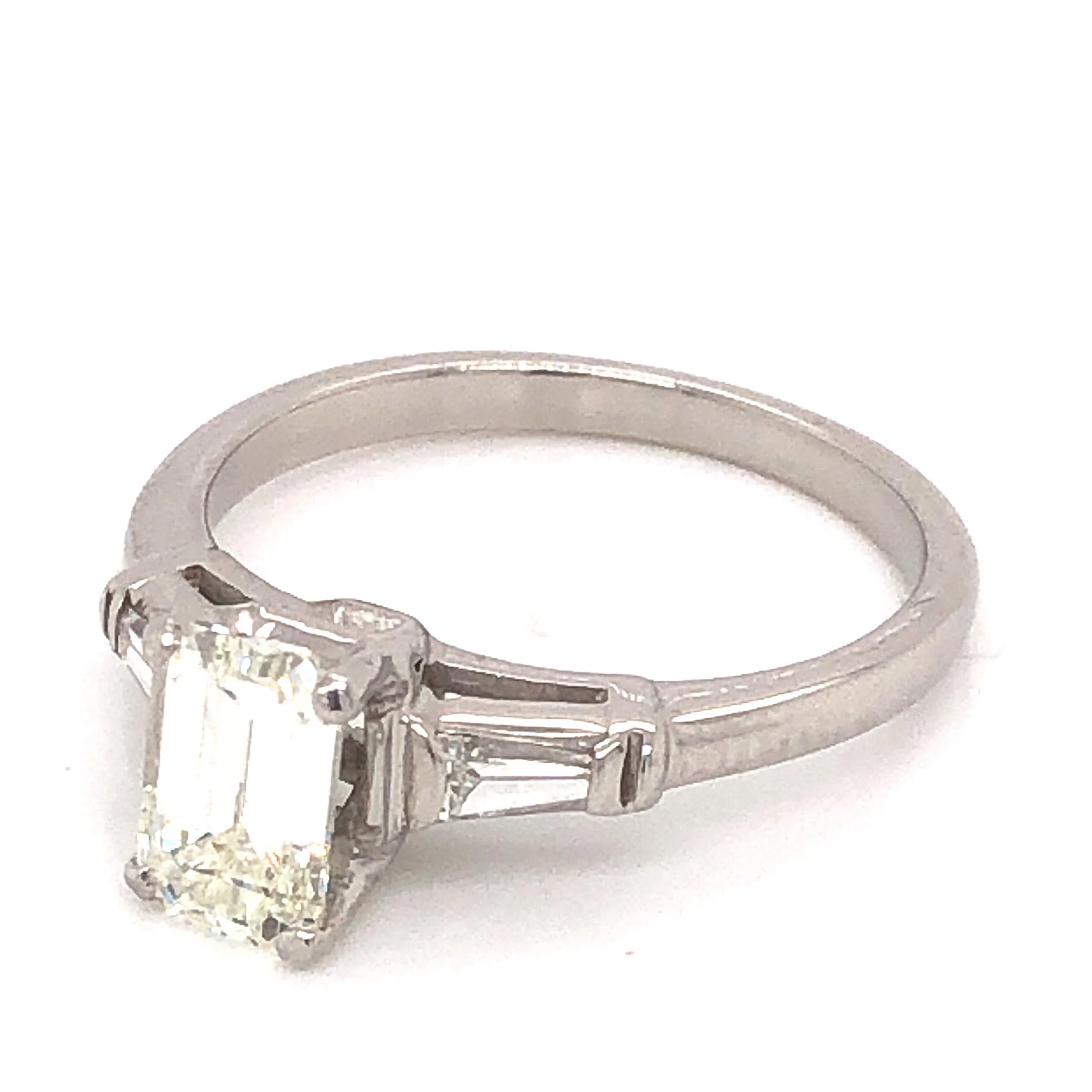 Mid-Century 1.00 GIA Diamond Engagement Ring in Platinum - Image 2