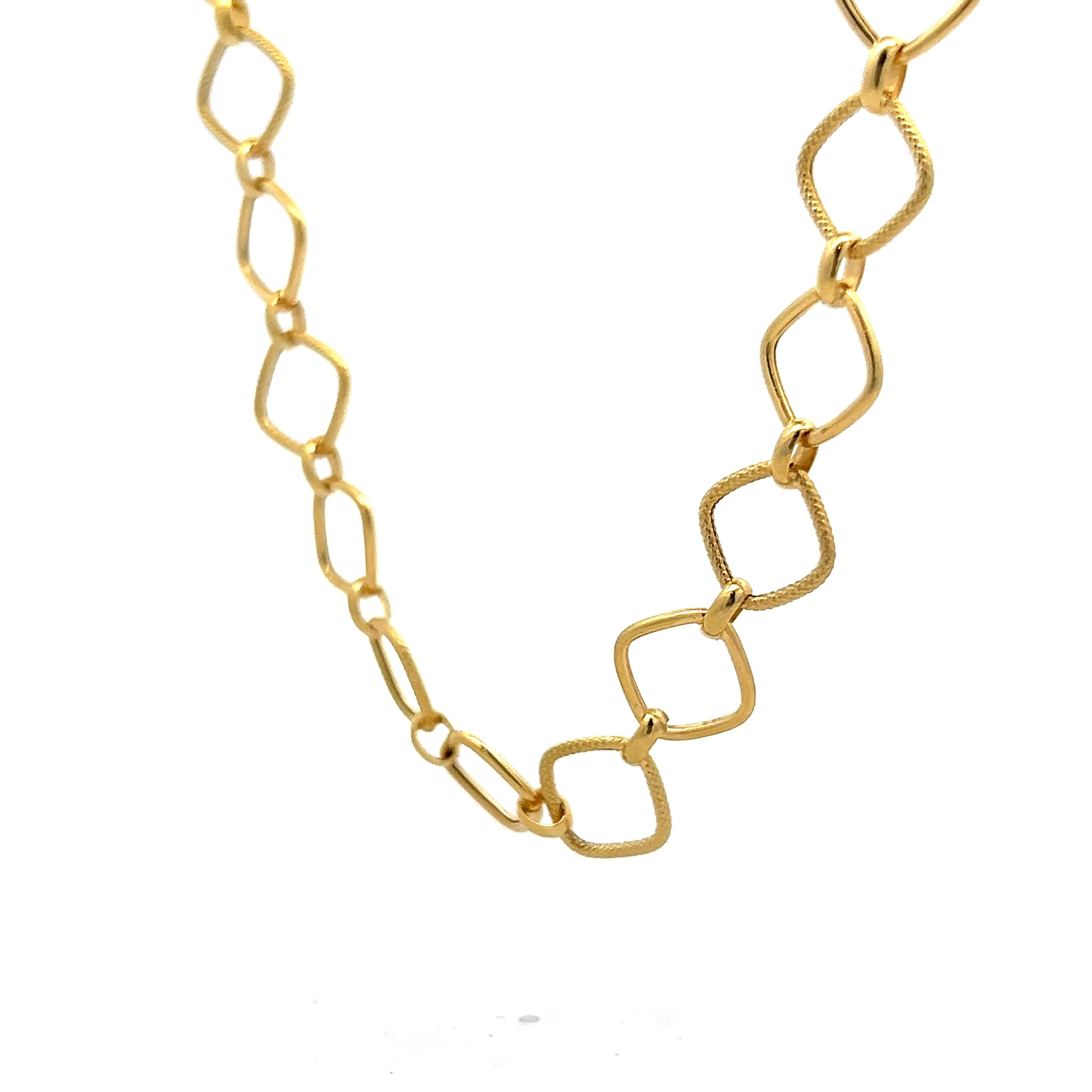 Minimalist Choker Chain Necklace in 14k Yellow Gold - Image 2