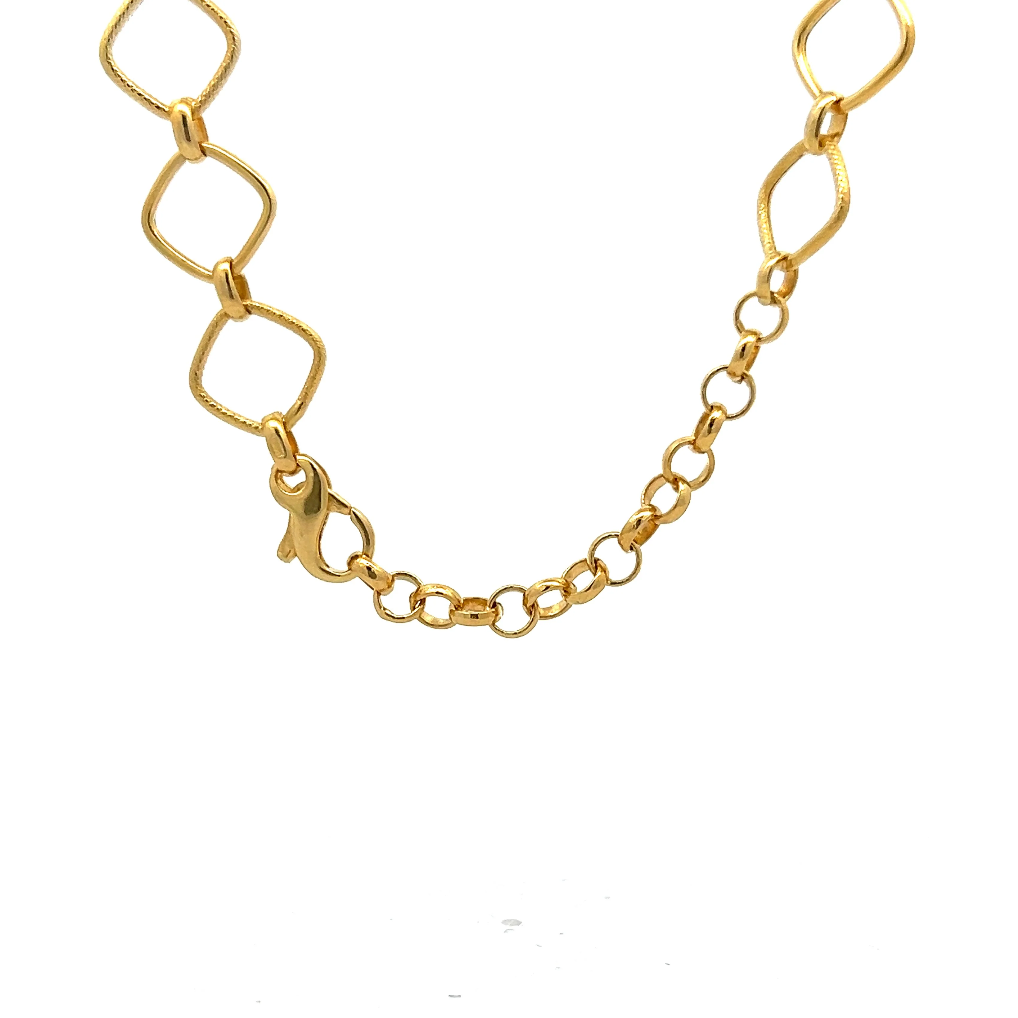 Minimalist Choker Chain Necklace in 14k Yellow Gold - Image 5