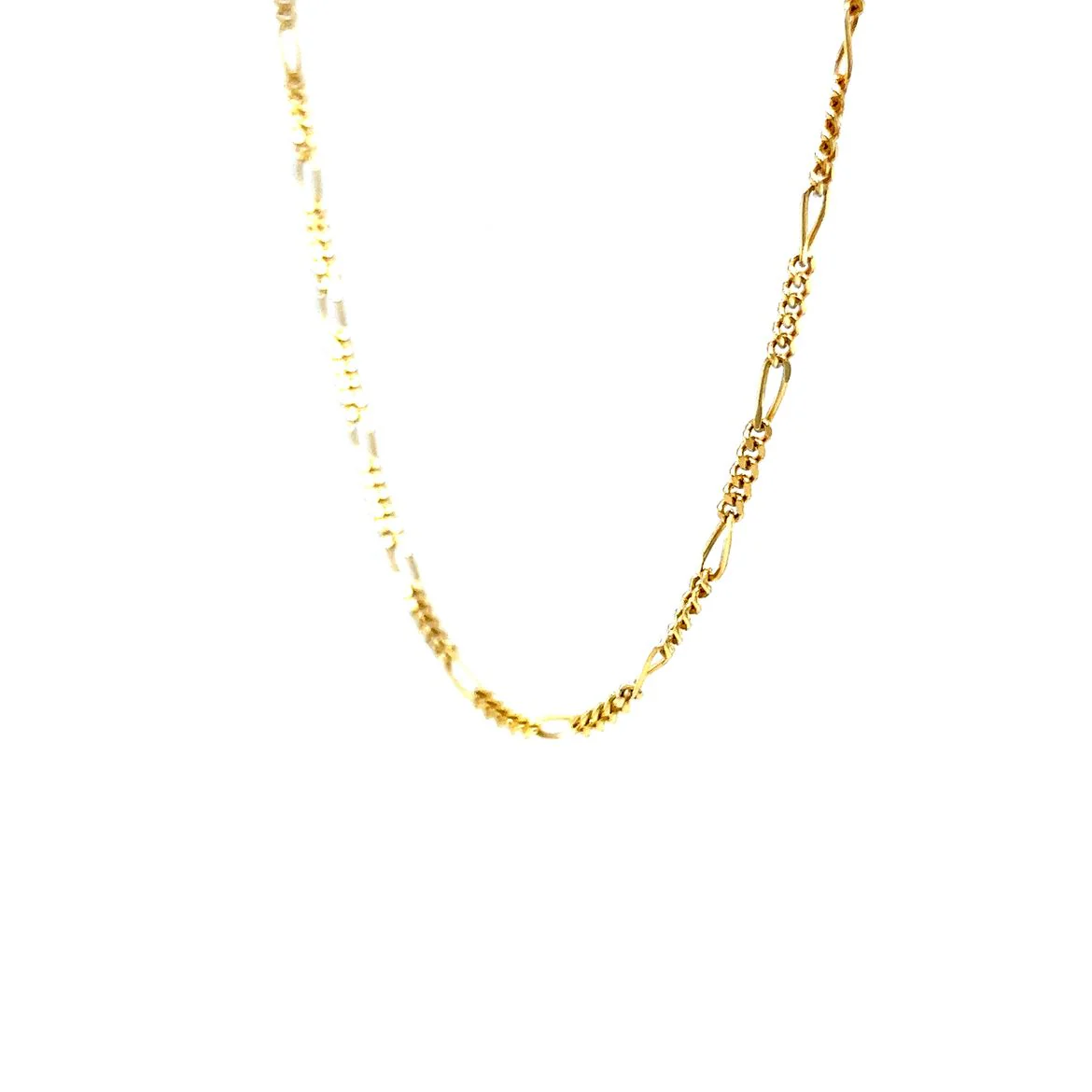 Modern 19 Inch Chain Necklace in 14k Yellow Gold - Image 3