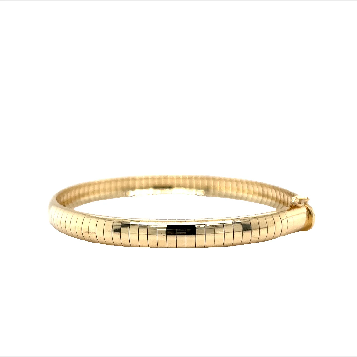 Modern 6mm Omega Bracelet in 14k Yellow Gold - Image 2