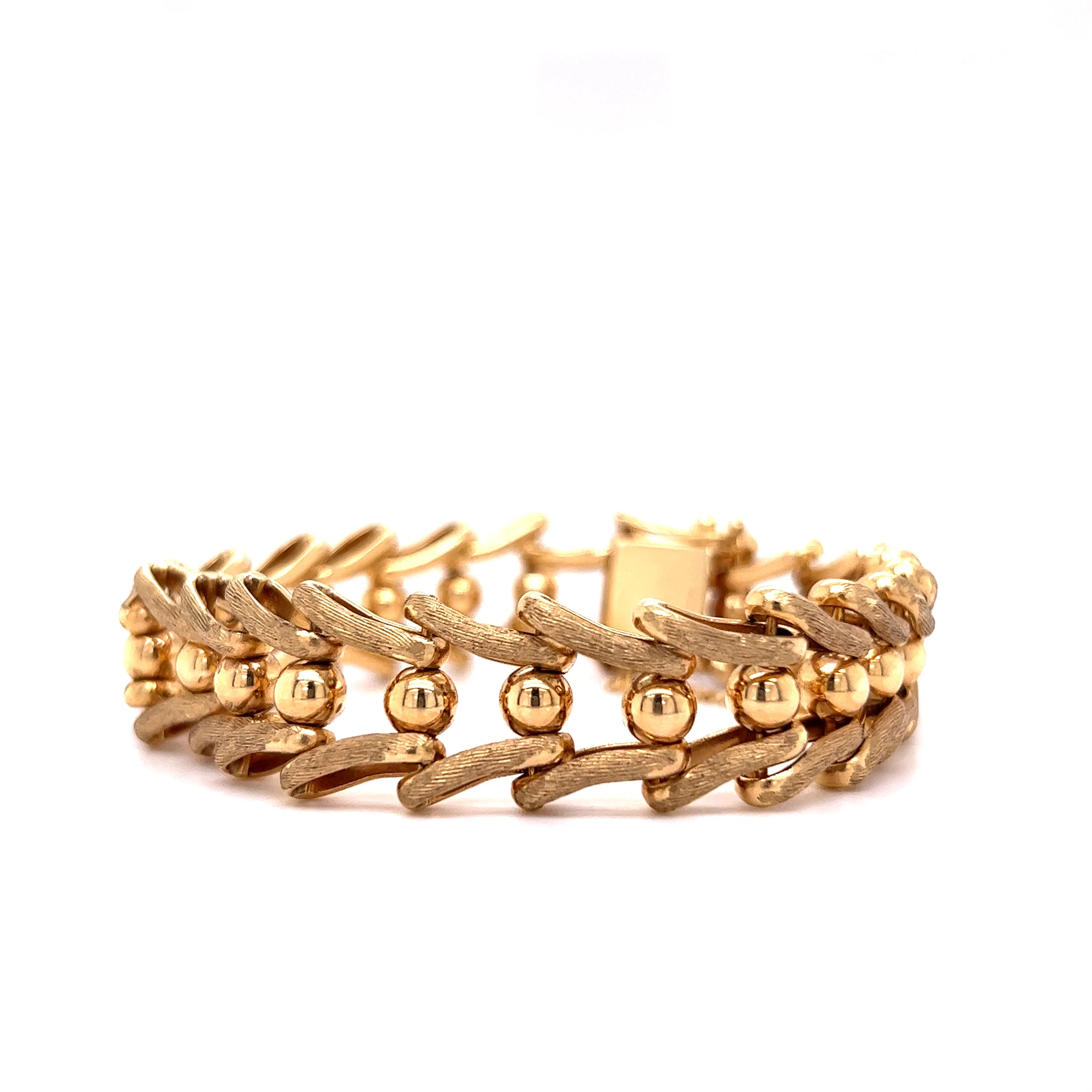 Modern Bracelet in 14k Yellow Gold