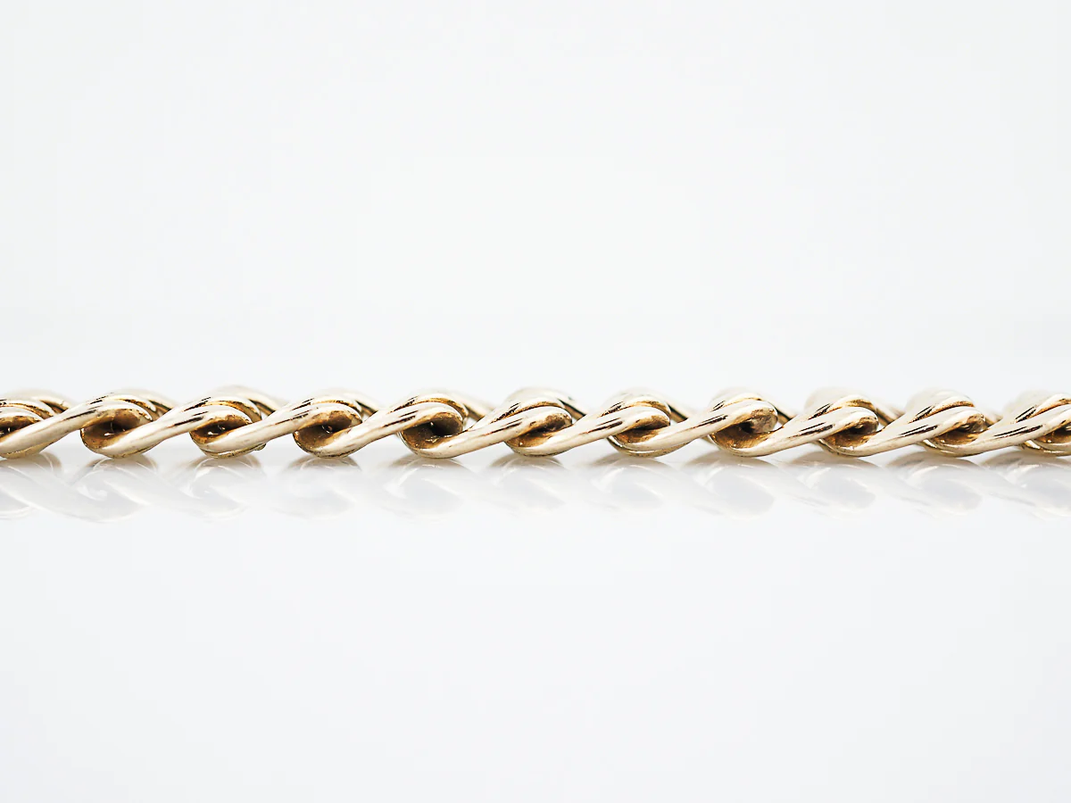 Modern Chain Bracelet in 14K Yellow Gold - Image 4
