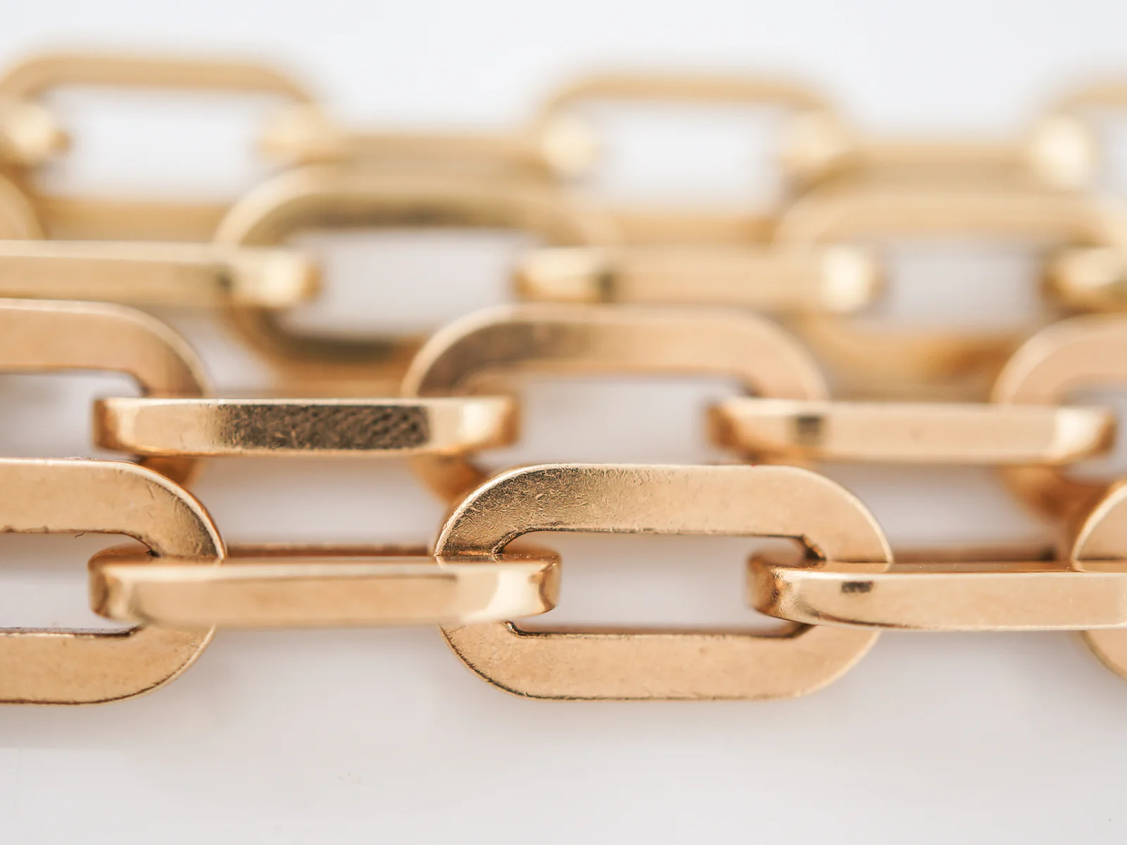 Modern Heavy Long 33" Chain Necklace in 14k Yellow Gold - Image 3