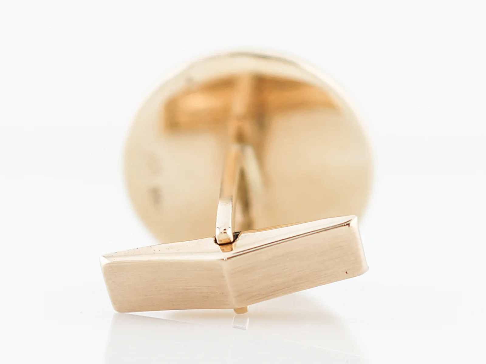 Modern Cufflinks in 14k Yellow Gold - Image 6