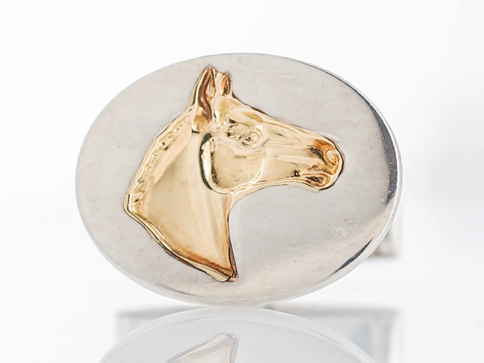 Modern Cufflinks Tiffany & Co Sterling Silver & 18k Yellow Gold - Image 5
