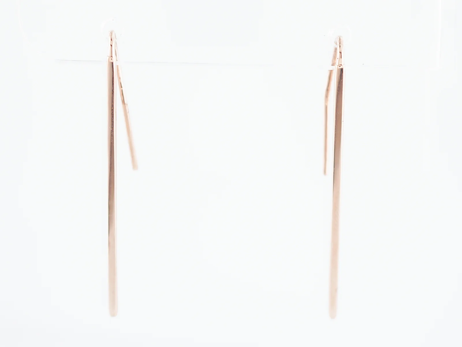 Modern Drop Earrings in 14k Yellow Gold
