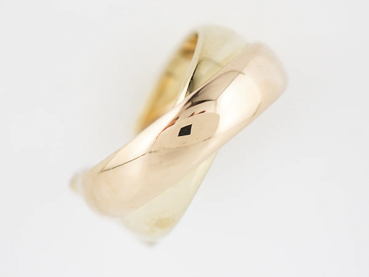 Modern Earrings in 18K Yellow Gold - Image 9