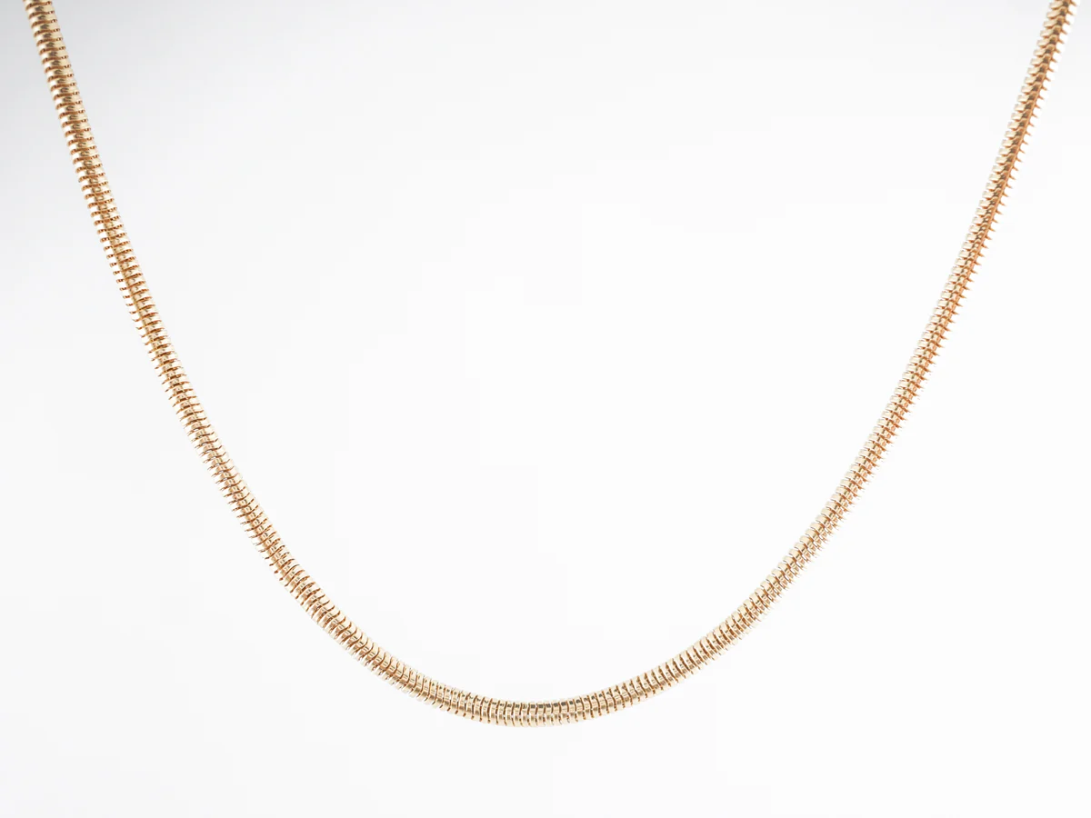 Modern Italian Necklace in Woven 14k Yellow Gold - Image 2