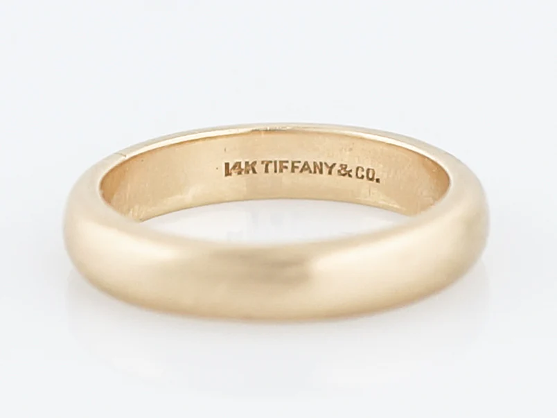Modern Wedding Band Tiffany & Co in 14k Yellow Gold - Image 2