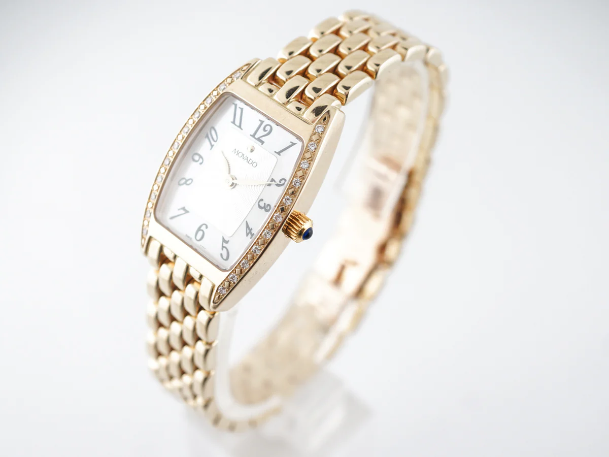 Movado Women's Watch w/ Diamonds in 14k Yellow Gold - Image 2