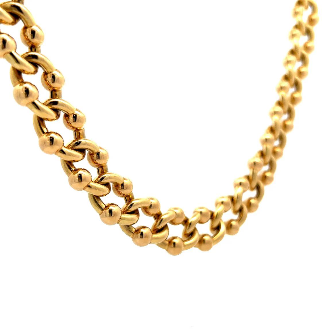 Necklace and Bracelet Set in 18k Yellow Gold - Image 3