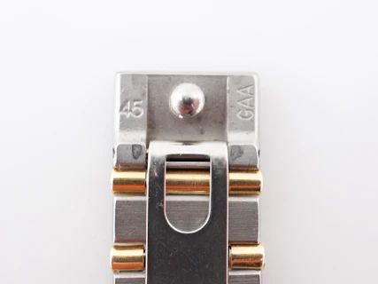 Omega Constellation Ladies 18K Gold Full Bar & Stainless Steel Watch Mother of Pearl Dial - Image 9